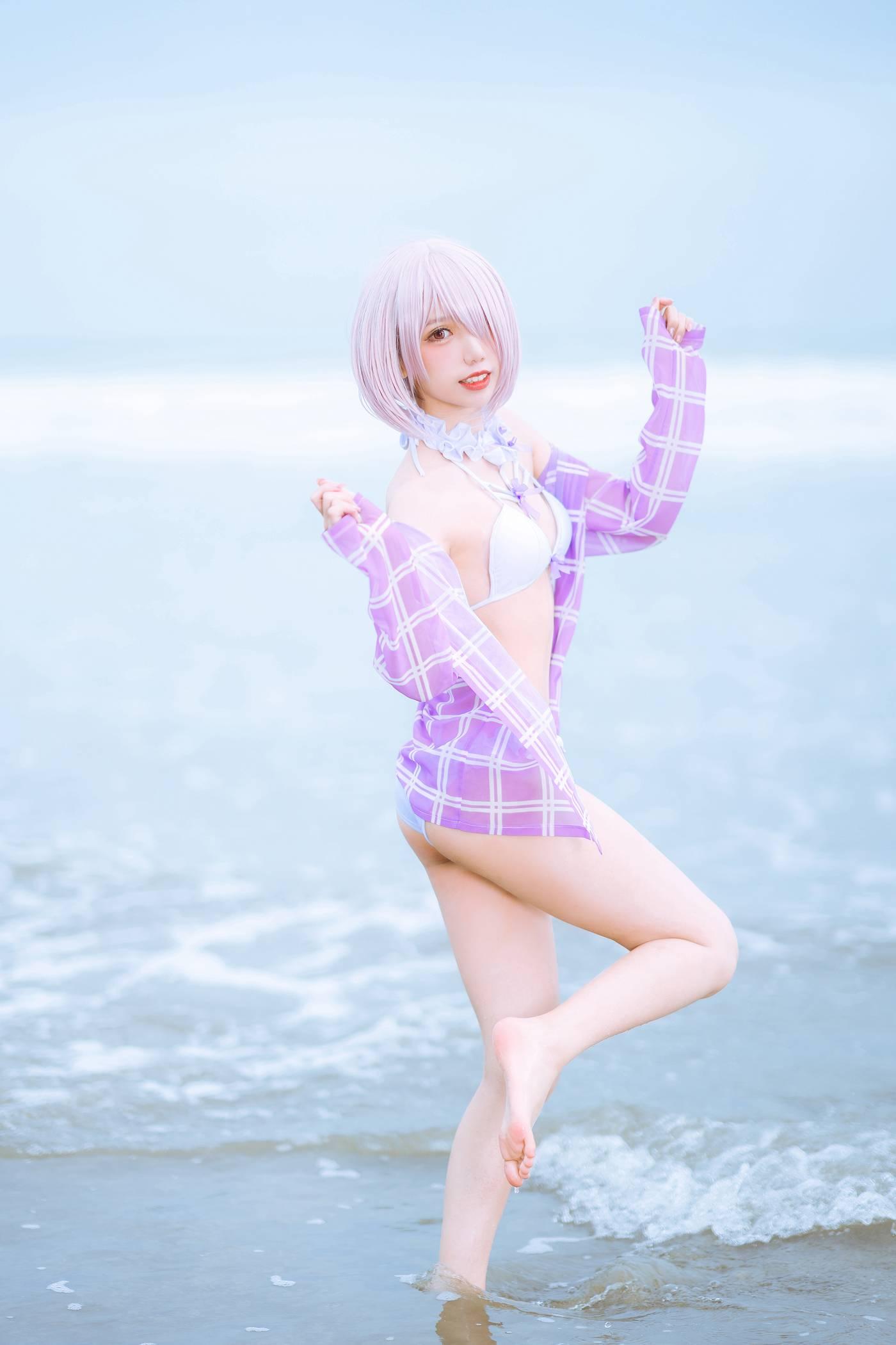 果咩酱w – NO.18 海边玛修 [35P]插图9