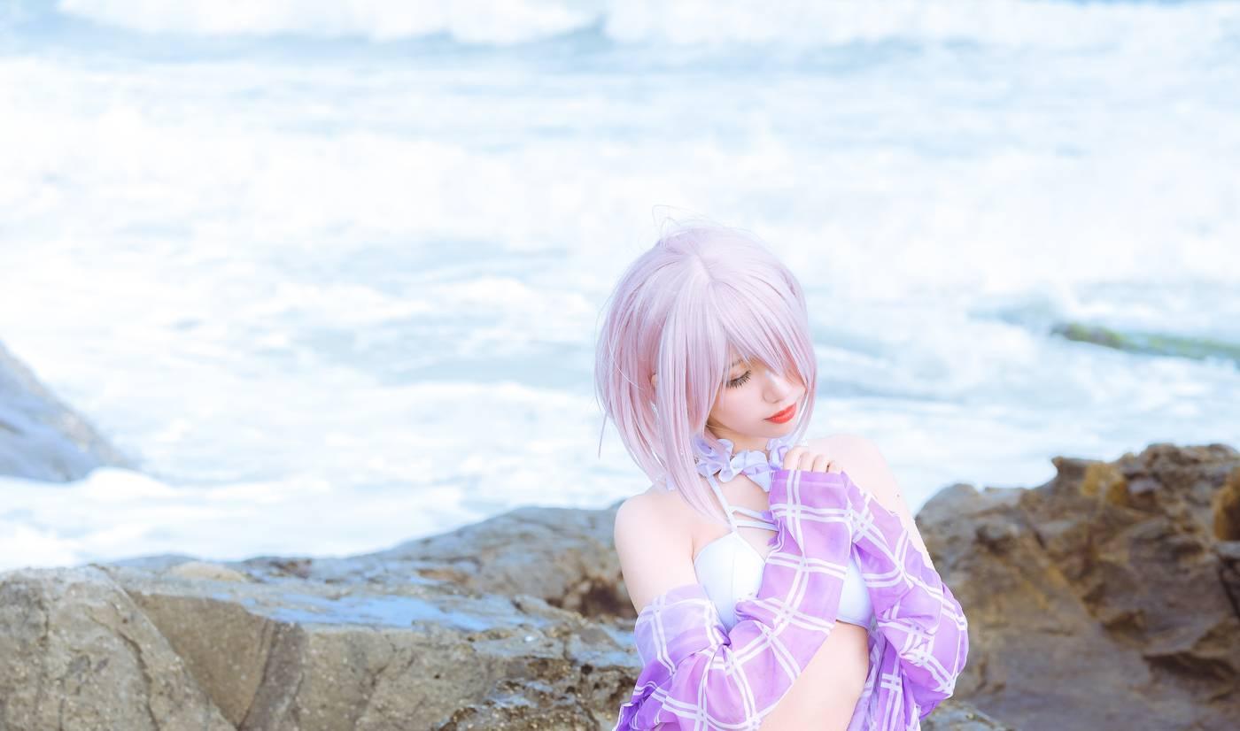 果咩酱w – NO.18 海边玛修 [35P]插图3
