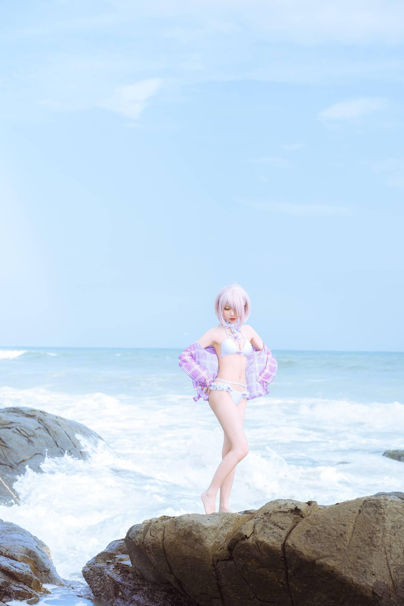果咩酱w – NO.18 海边玛修 [35P]插图6