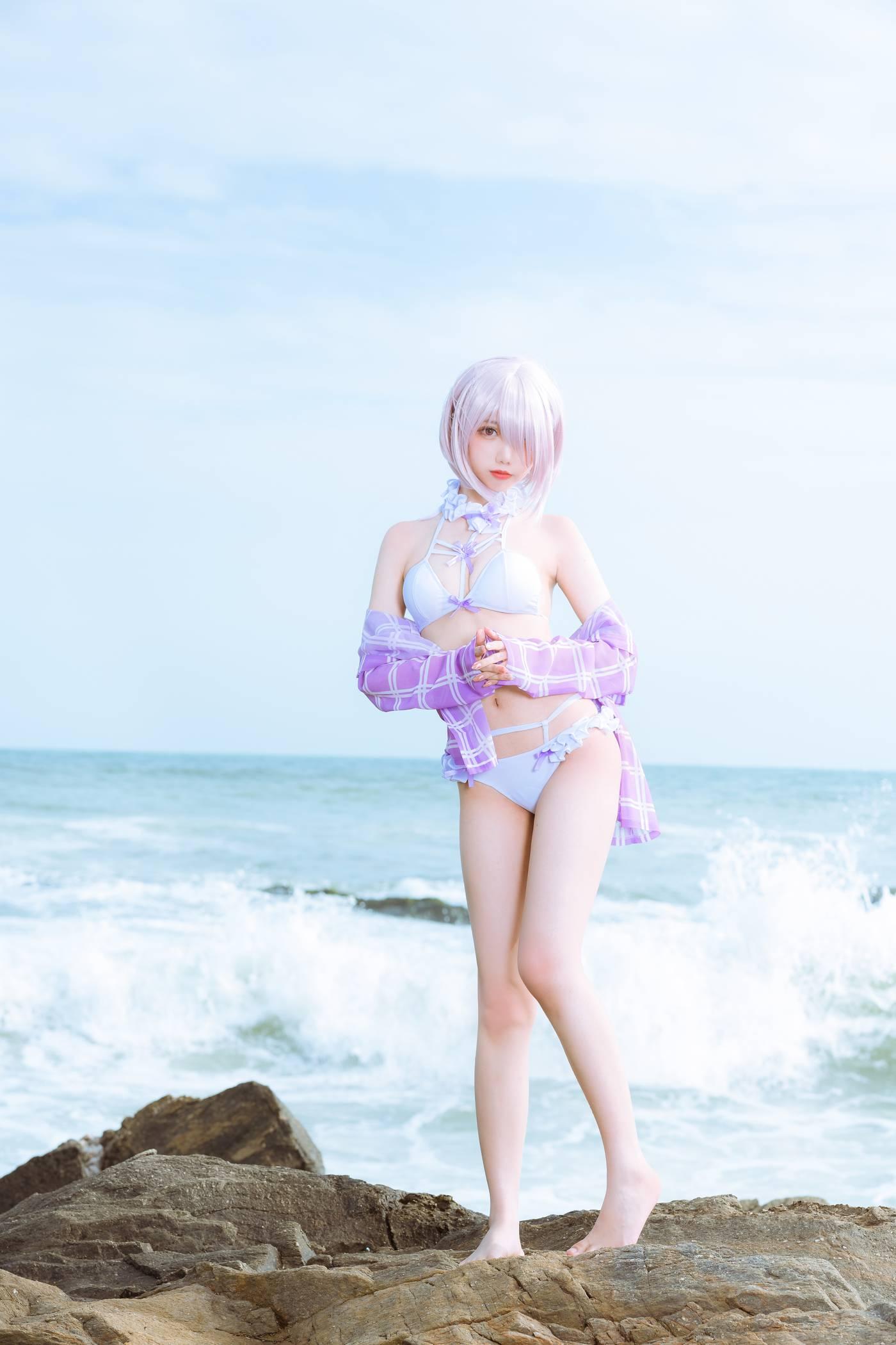 果咩酱w – NO.18 海边玛修 [35P]插图8