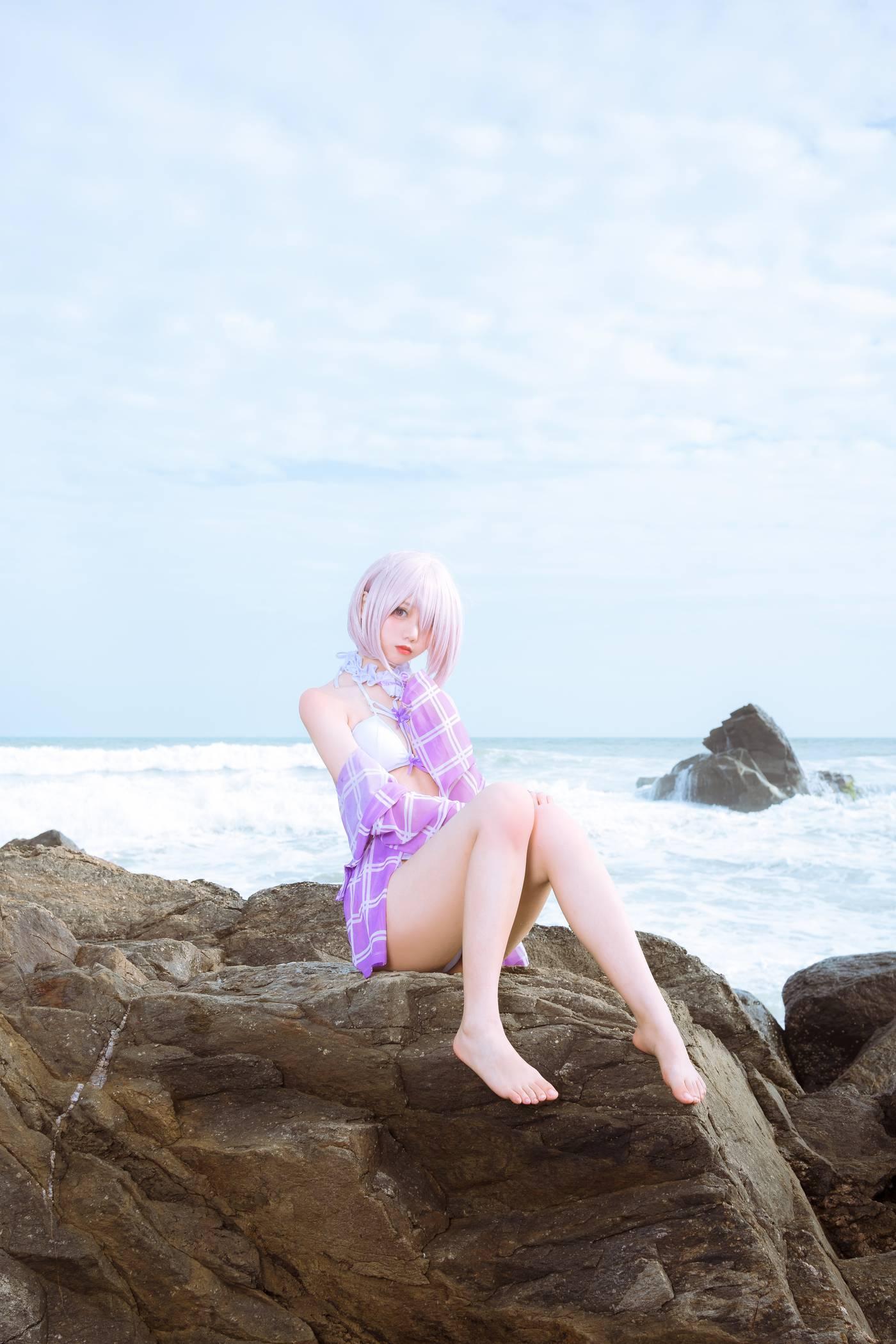 果咩酱w – NO.18 海边玛修 [35P]插图9