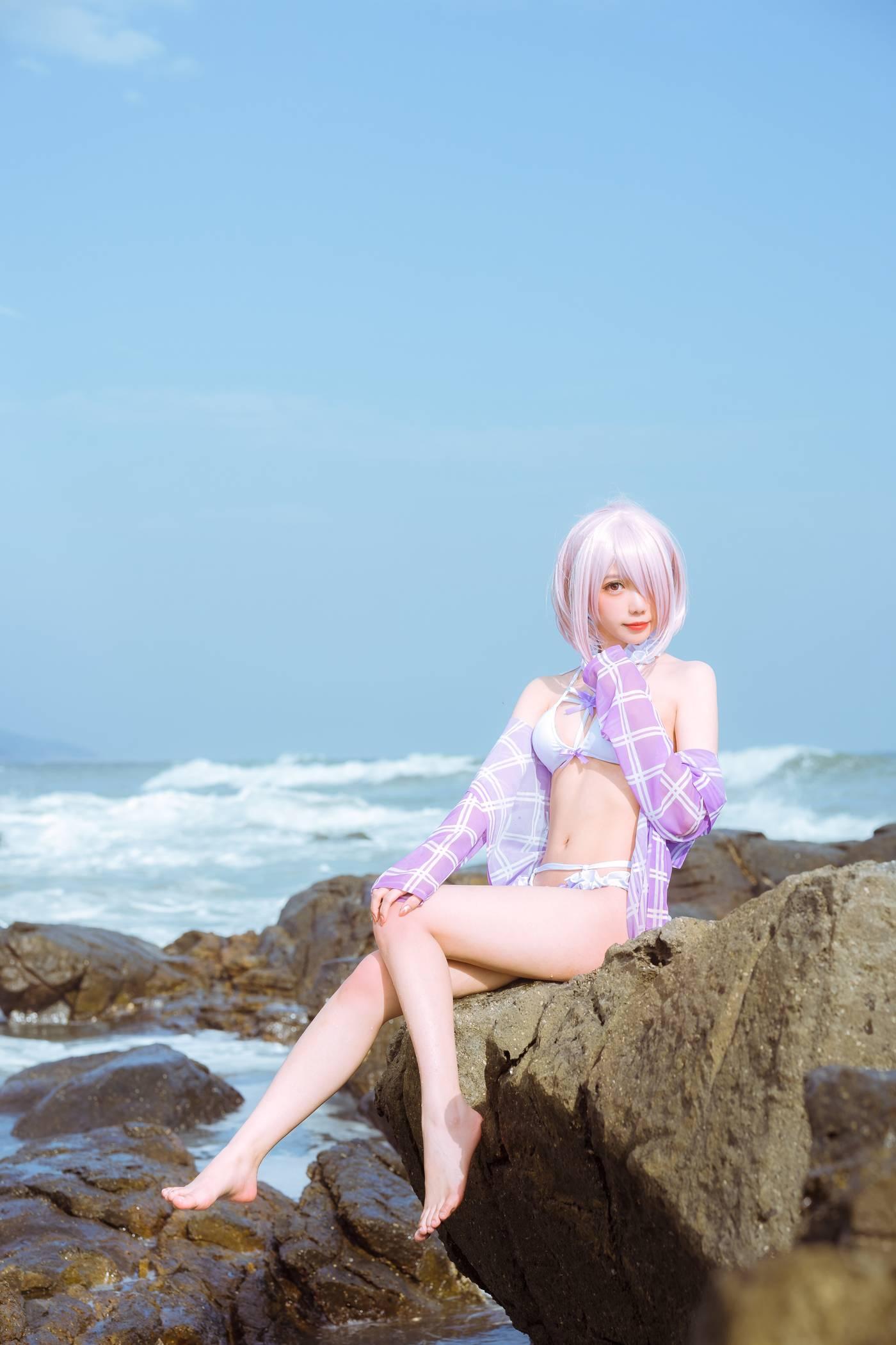 果咩酱w – NO.18 海边玛修 [35P]插图