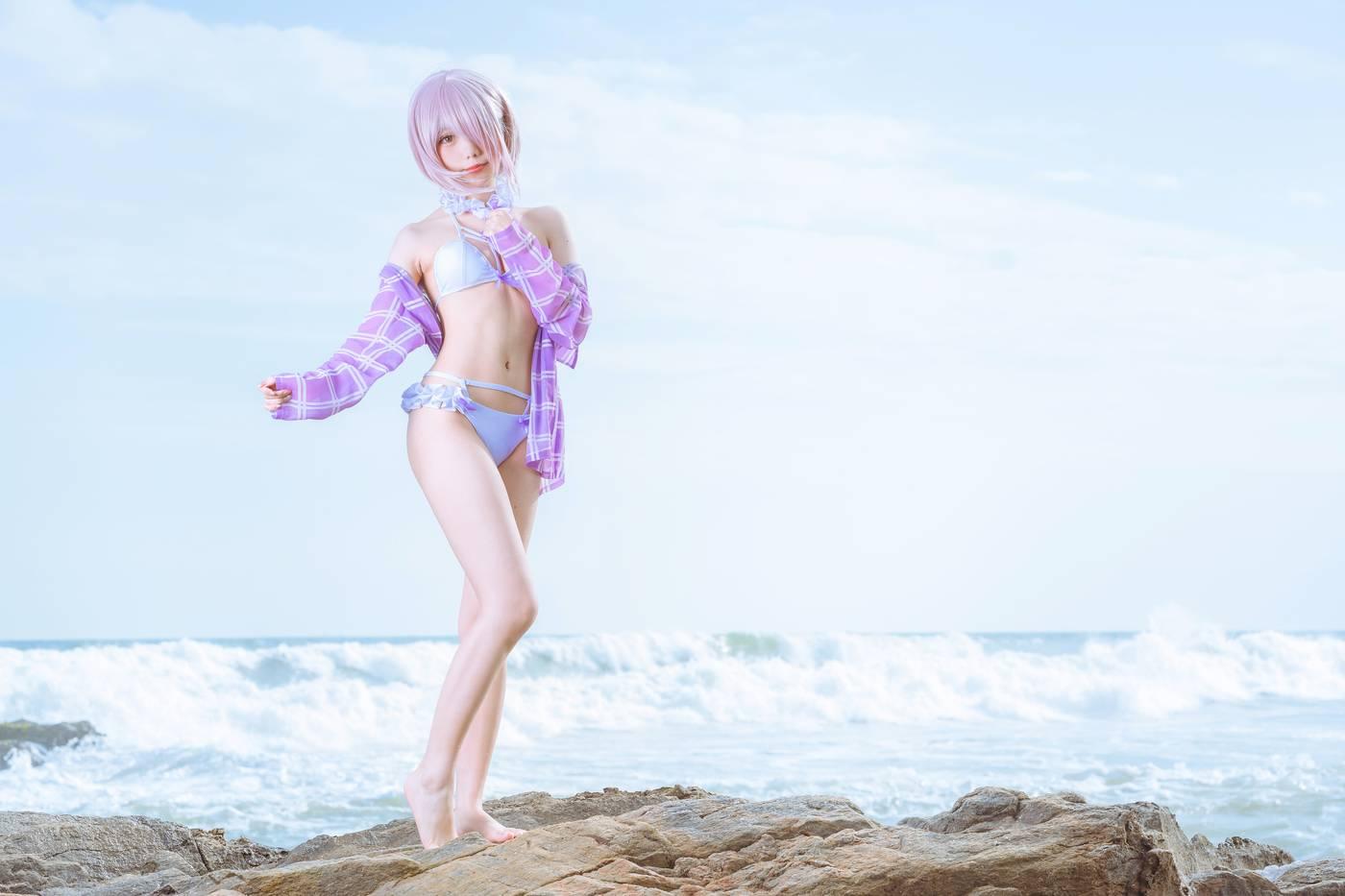 果咩酱w – NO.18 海边玛修 [35P]插图2