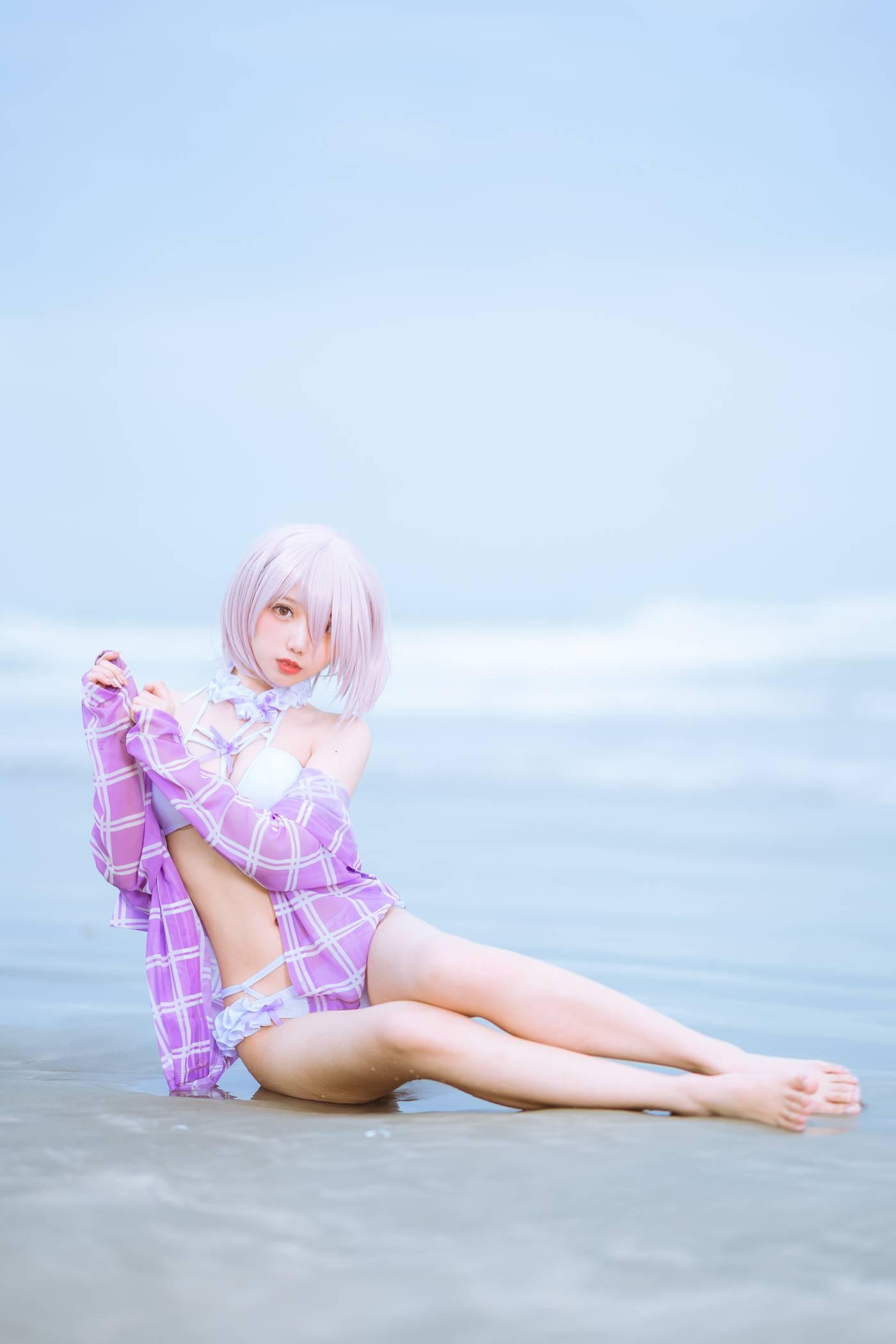 果咩酱w – NO.18 海边玛修 [35P]插图5