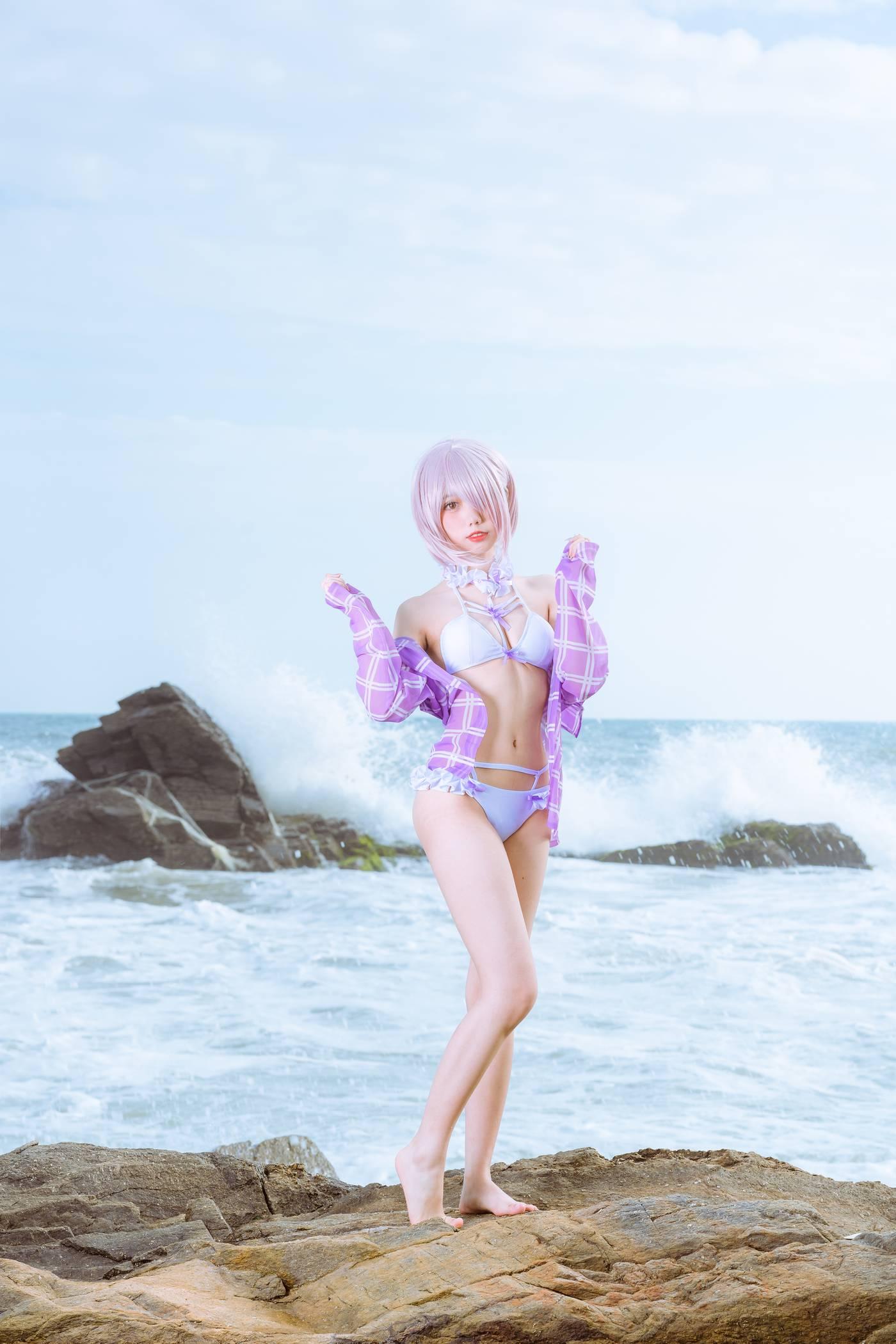 果咩酱w – NO.18 海边玛修 [35P]插图8