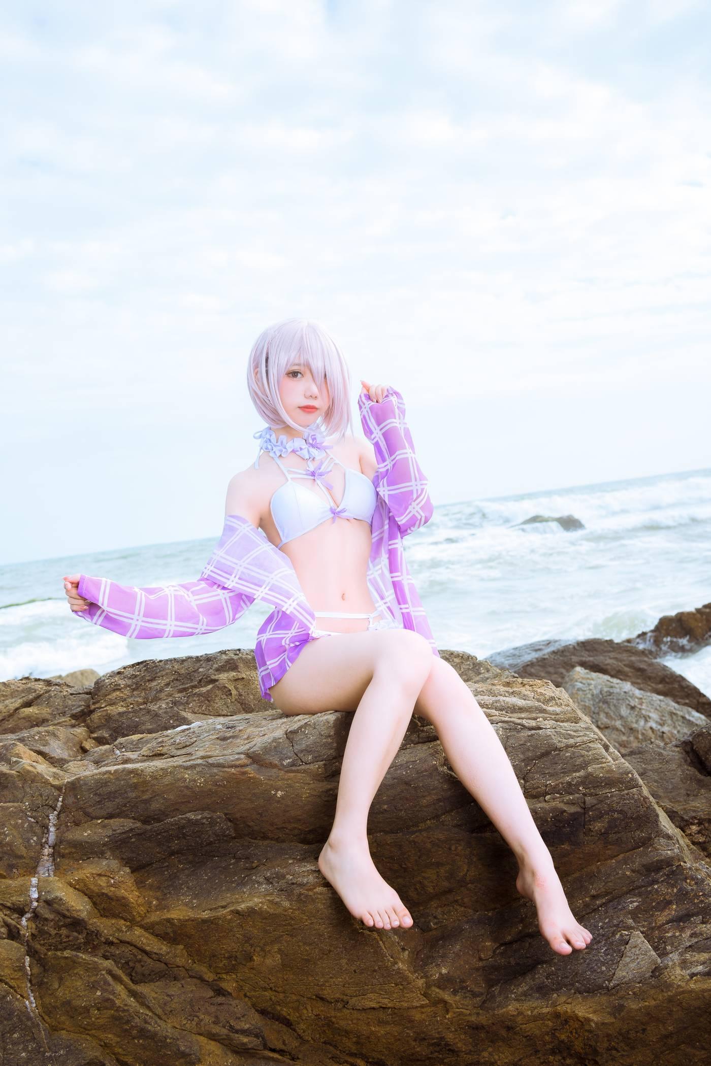 果咩酱w – NO.18 海边玛修 [35P]插图9
