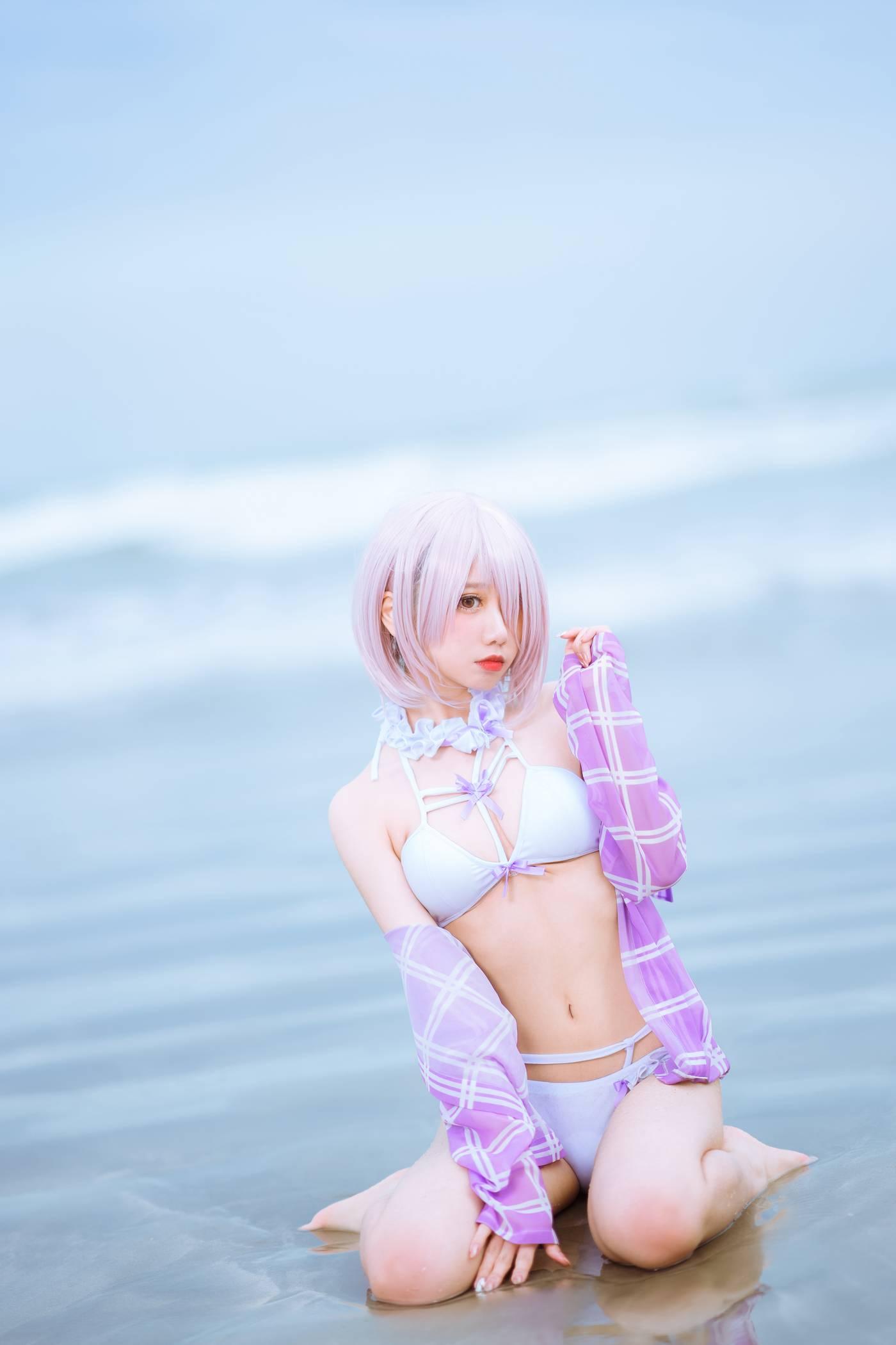 果咩酱w – NO.18 海边玛修 [35P]插图2