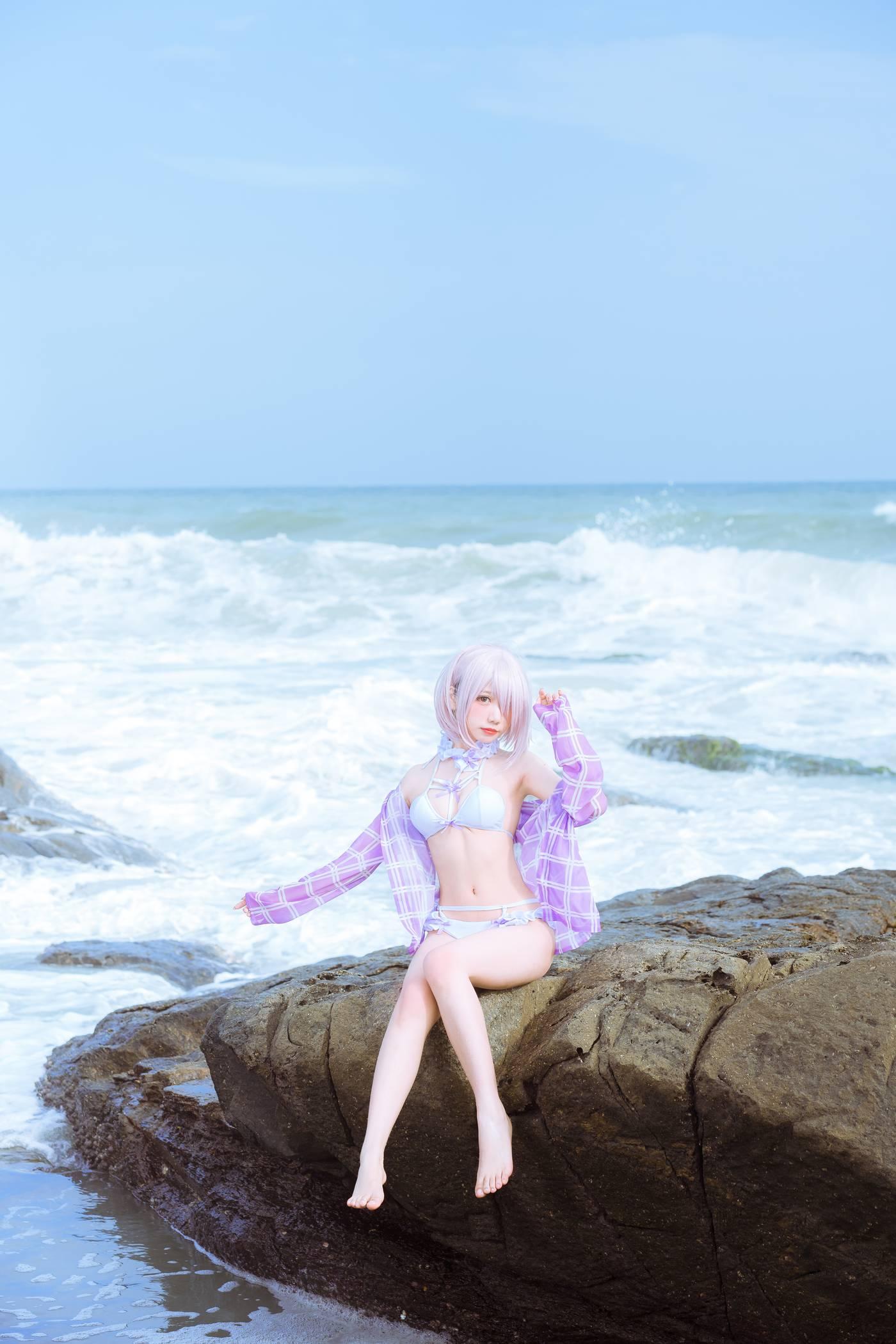 果咩酱w – NO.18 海边玛修 [35P]插图3