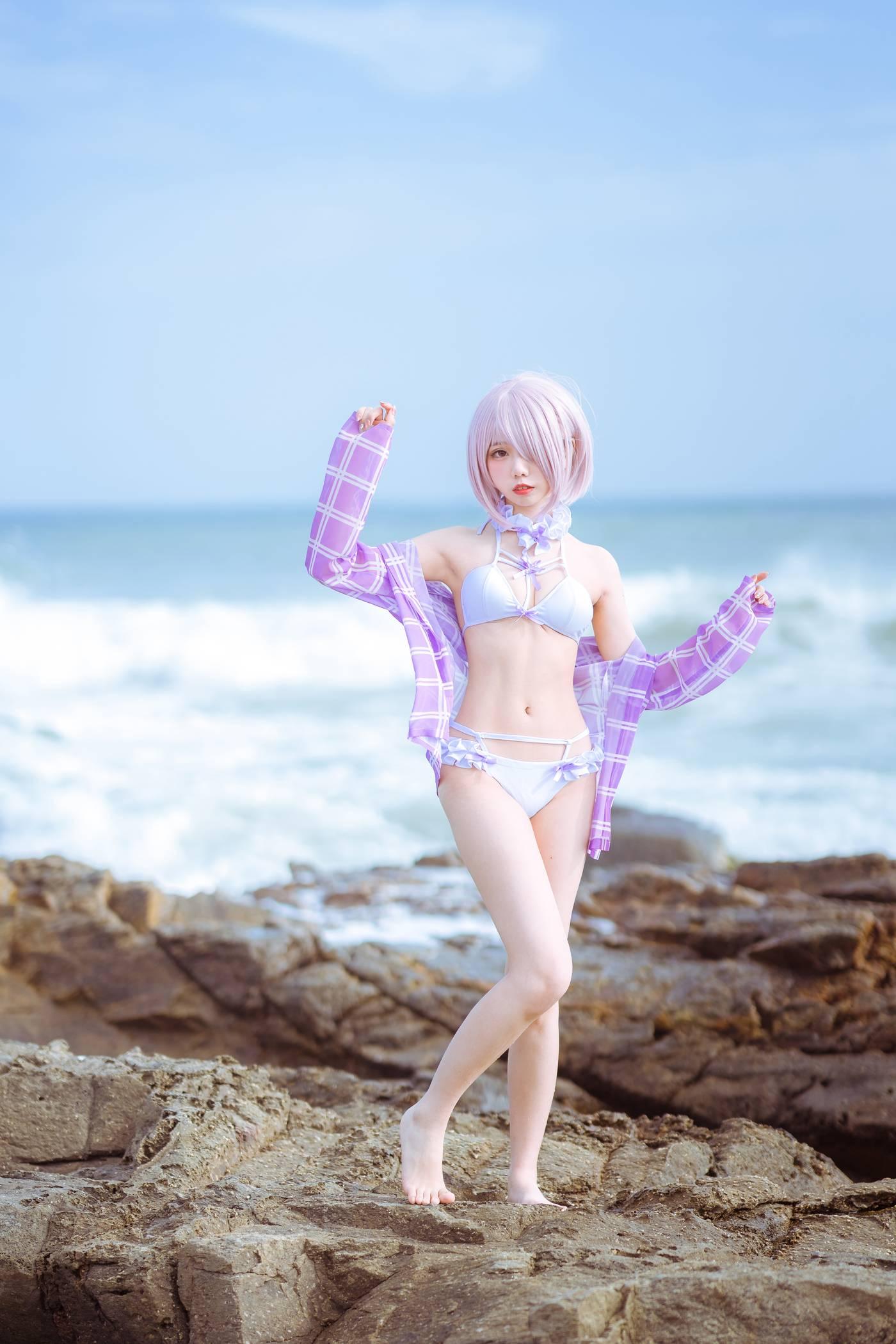 果咩酱w – NO.18 海边玛修 [35P]插图4