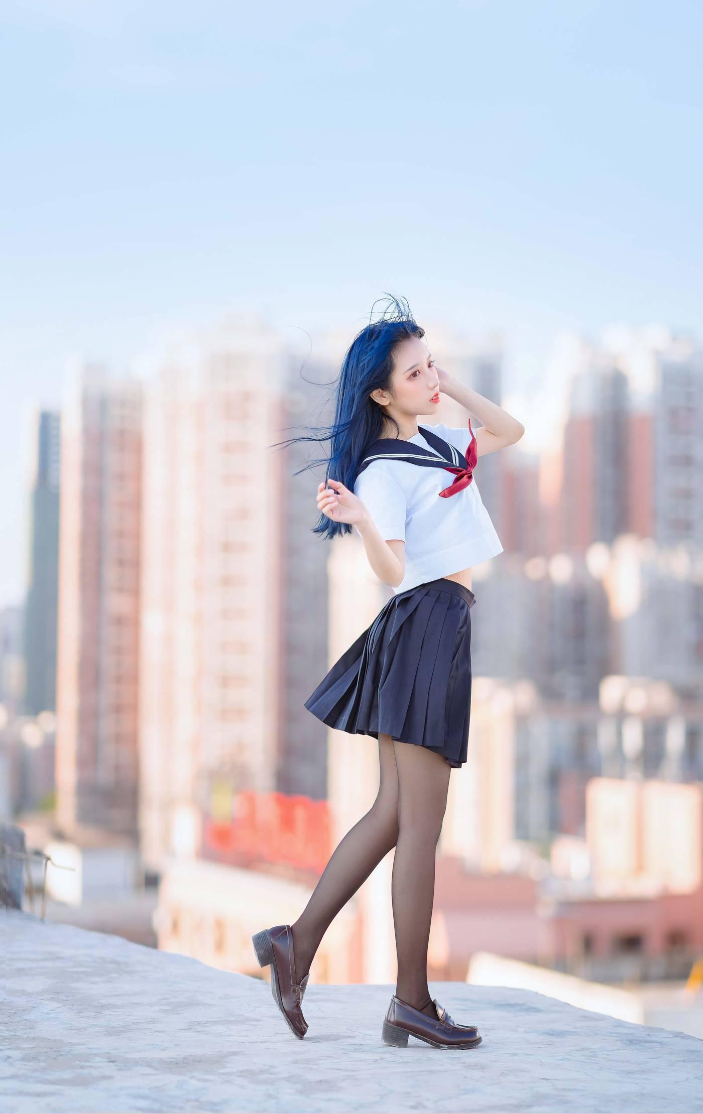 果咩酱w – NO.19 jk制服 [13P]插图