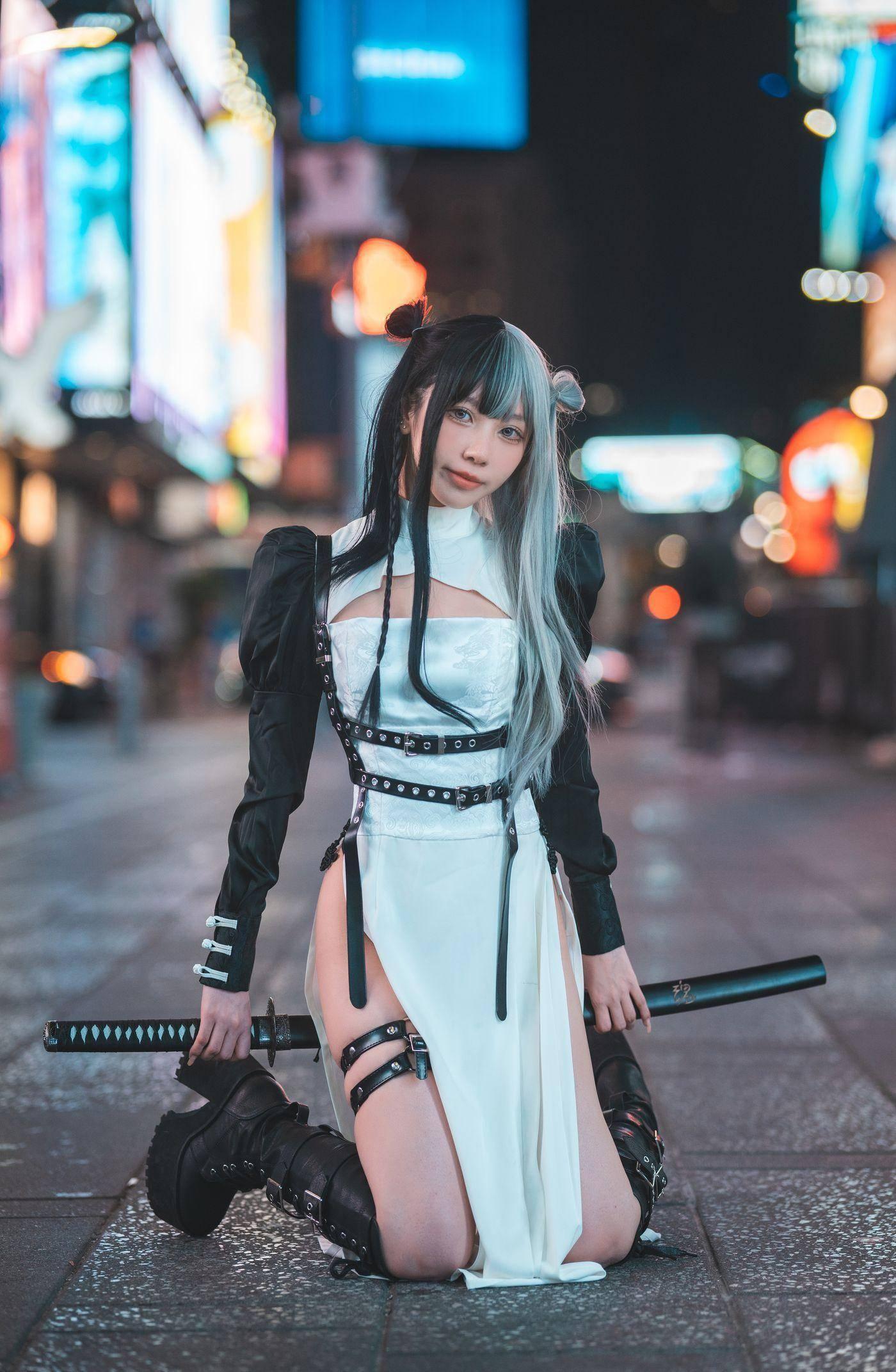 果咩酱w – NO.39 中式赛博 [13P]插图7