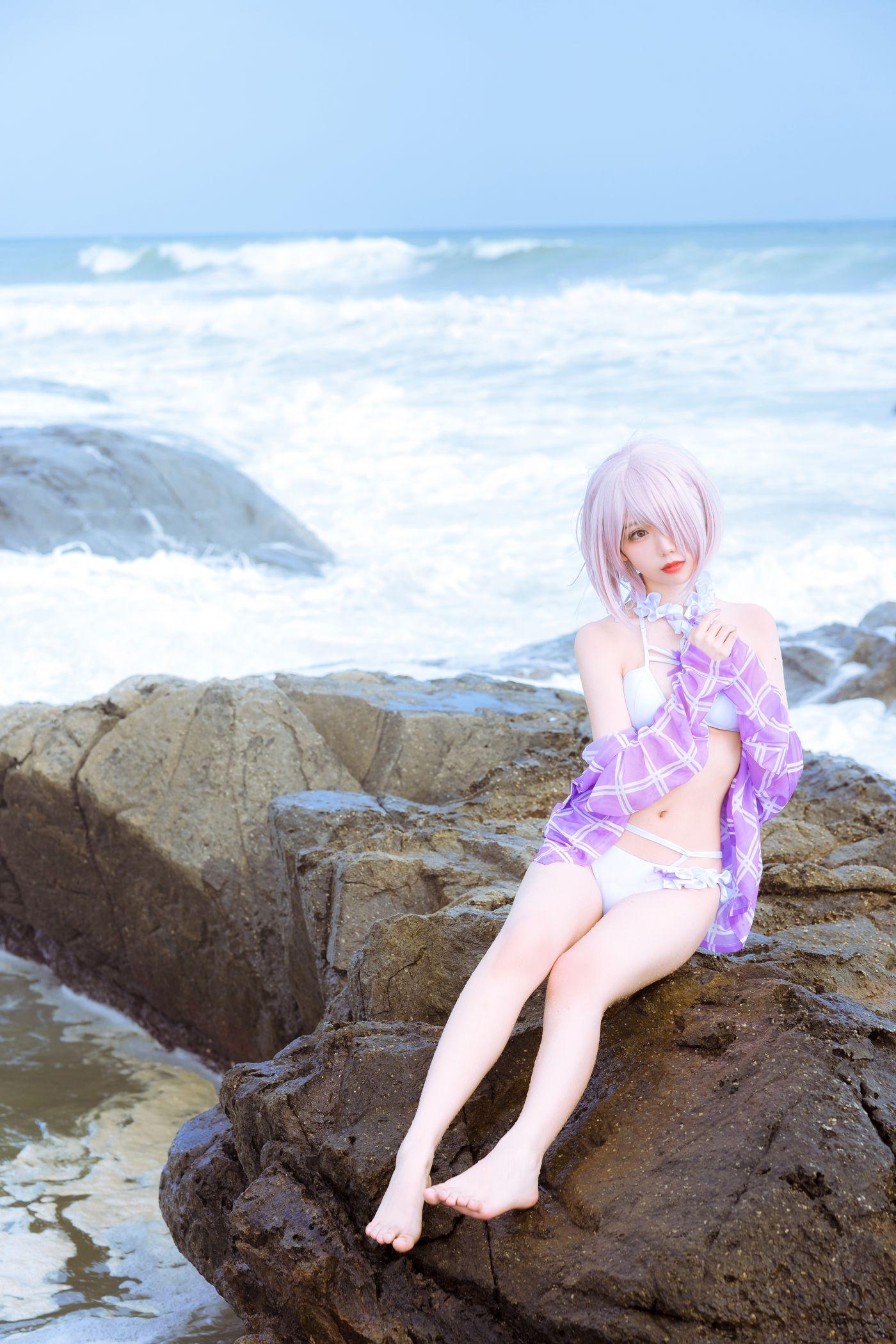果咩酱w NO.018 海边玛修 [35P]插图5