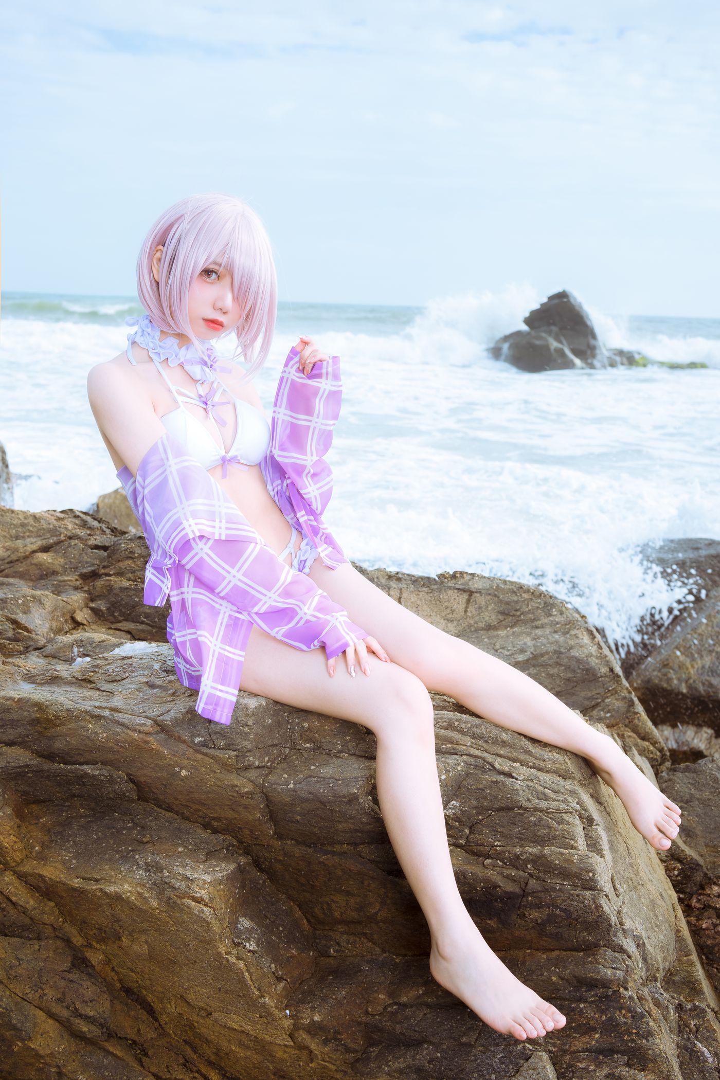 果咩酱w NO.018 海边玛修 [35P]插图