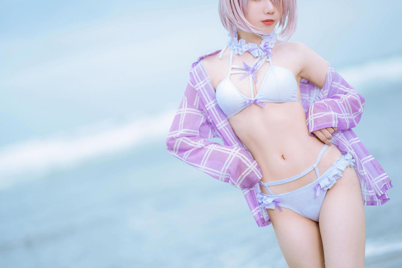 果咩酱w NO.018 海边玛修 [35P]插图1