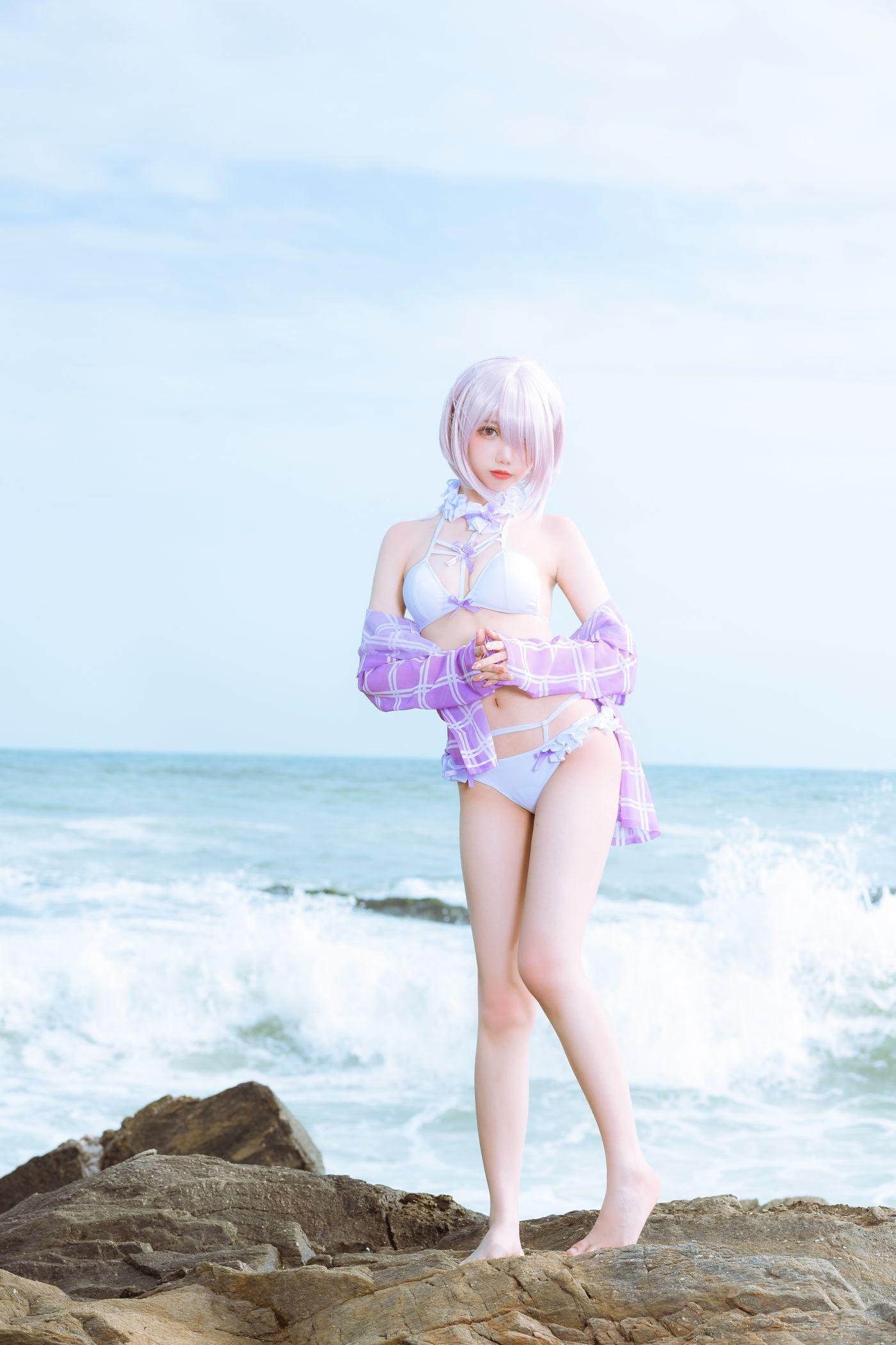果咩酱w NO.018 海边玛修 [35P]插图2
