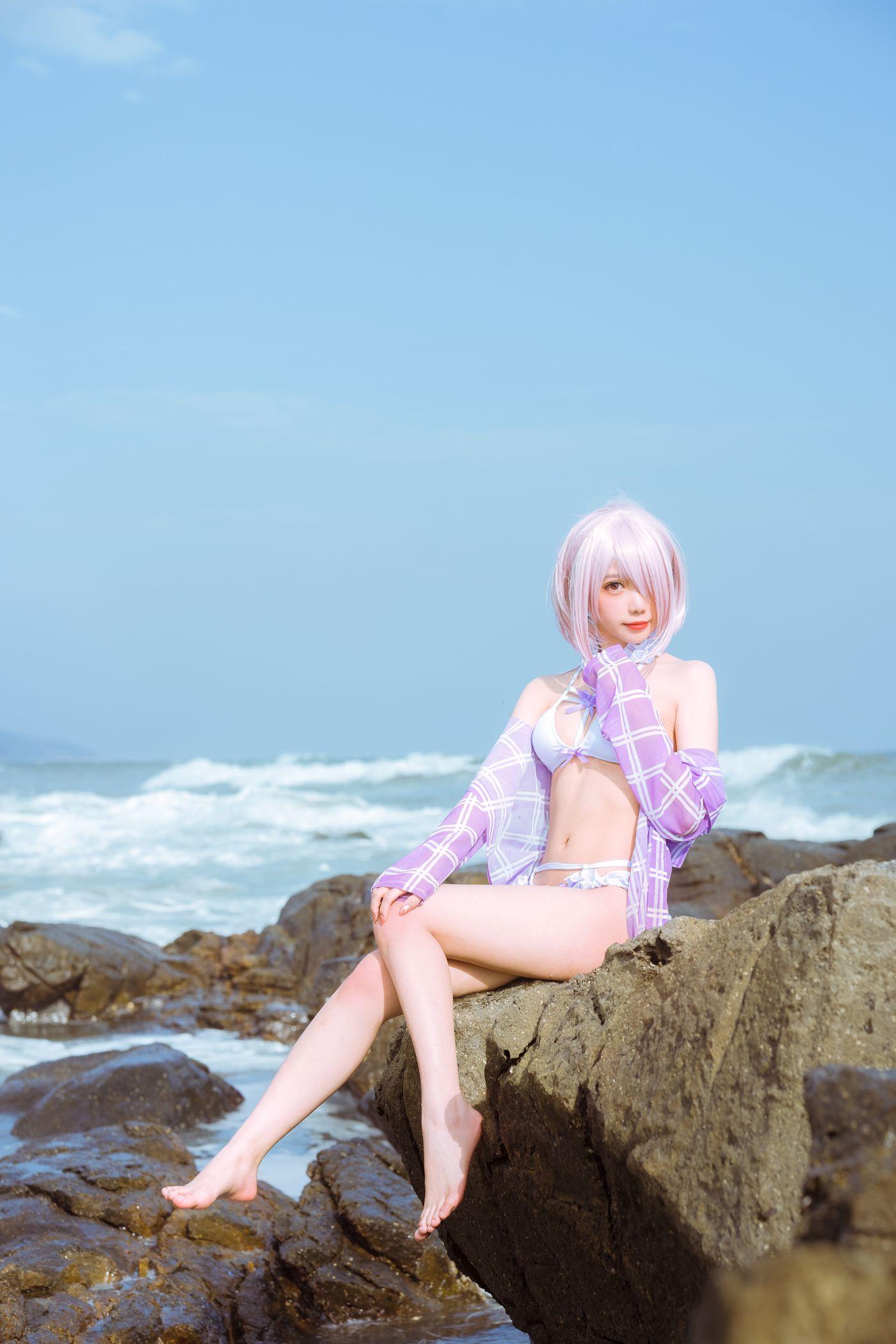 果咩酱w NO.018 海边玛修 [35P]插图4