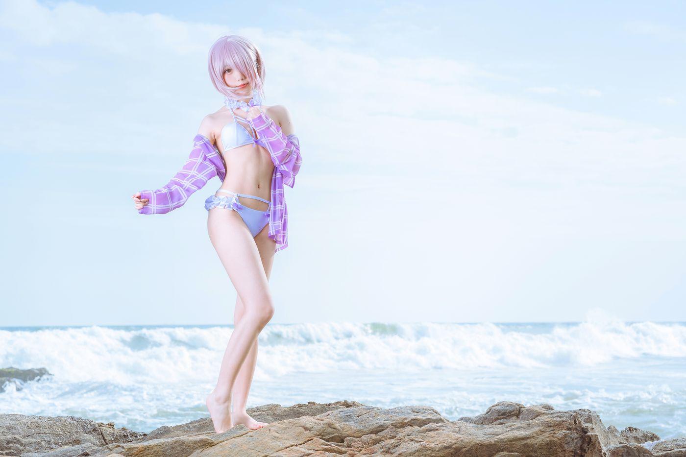 果咩酱w NO.018 海边玛修 [35P]插图6