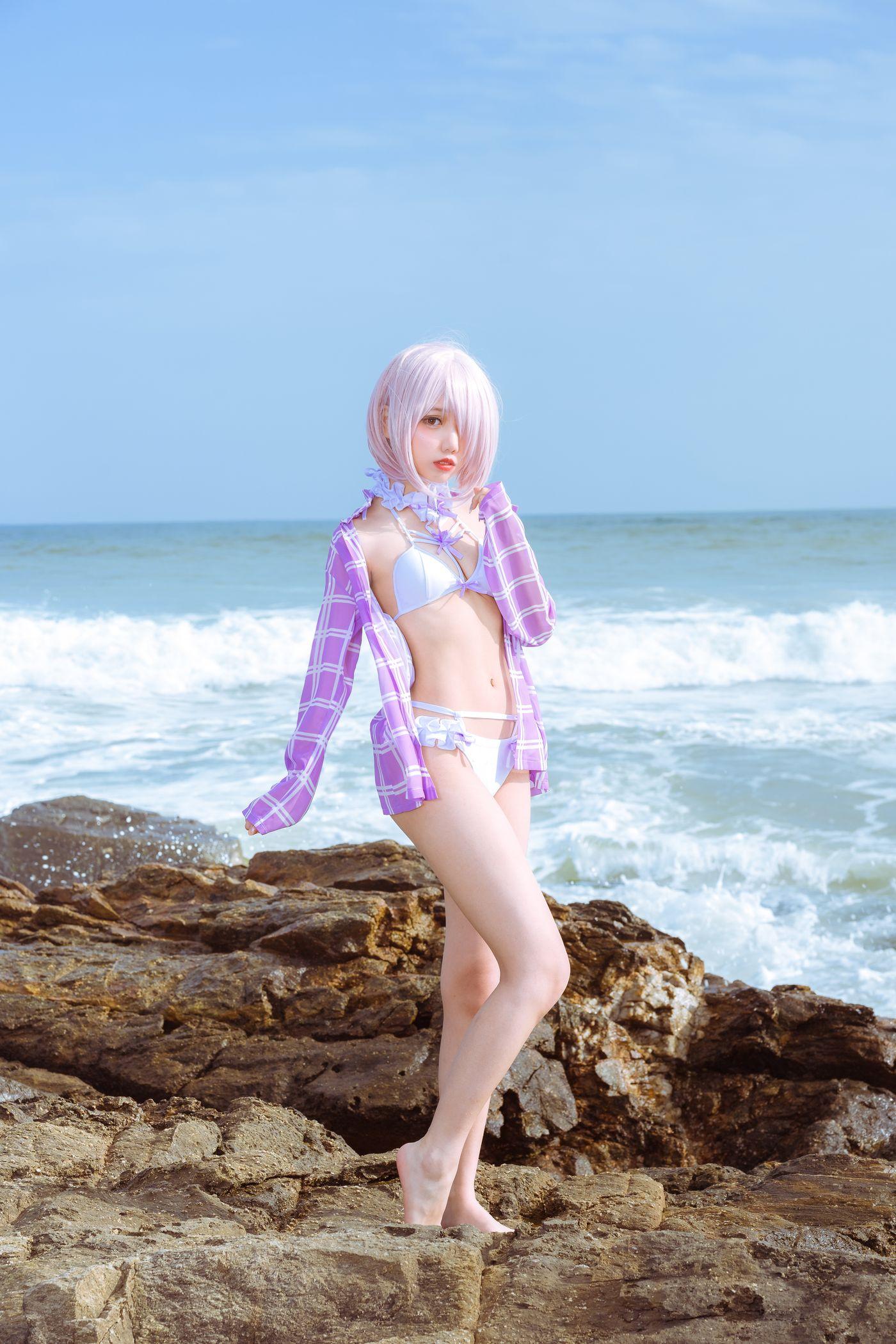 果咩酱w NO.018 海边玛修 [35P]插图7