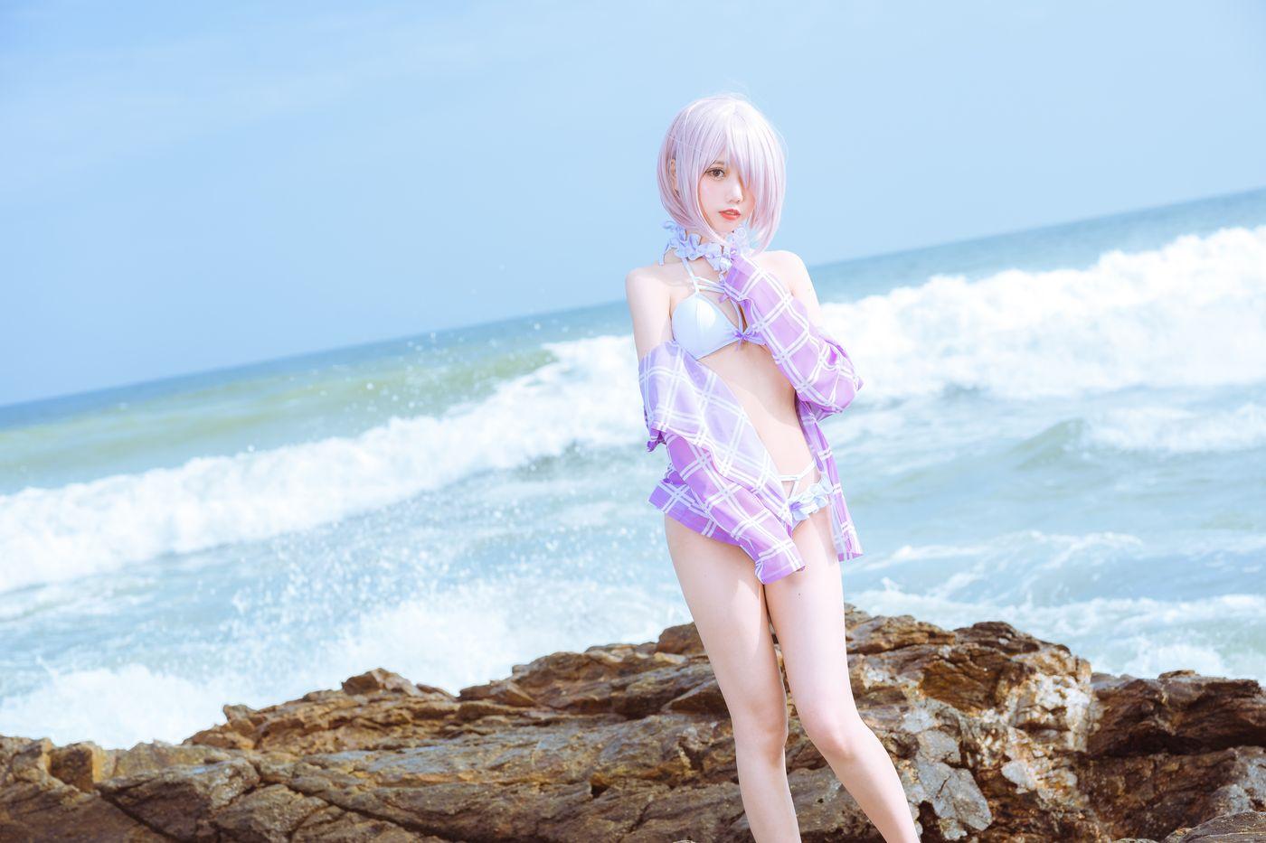 果咩酱w NO.018 海边玛修 [35P]插图1