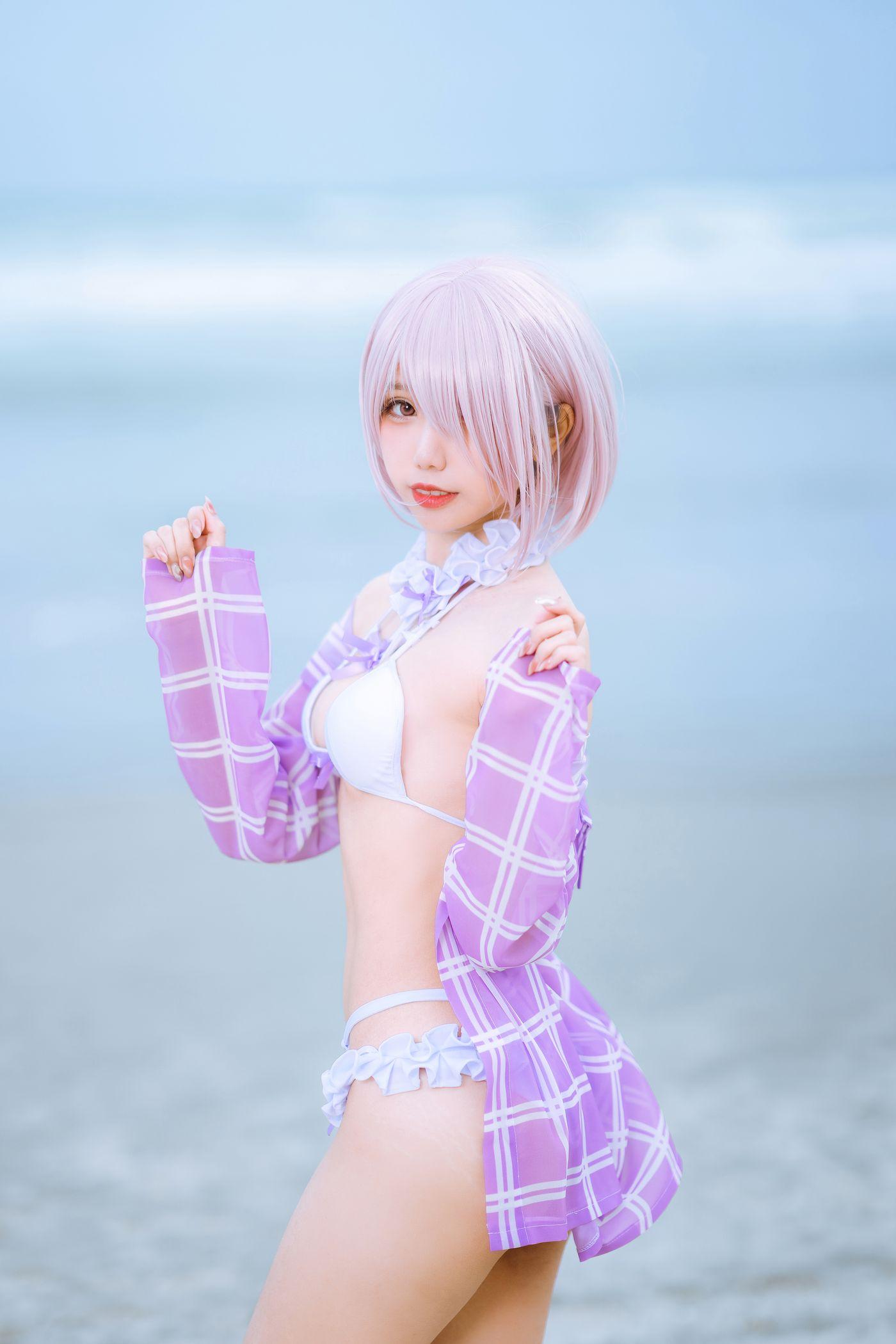 果咩酱w NO.018 海边玛修 [35P]插图2