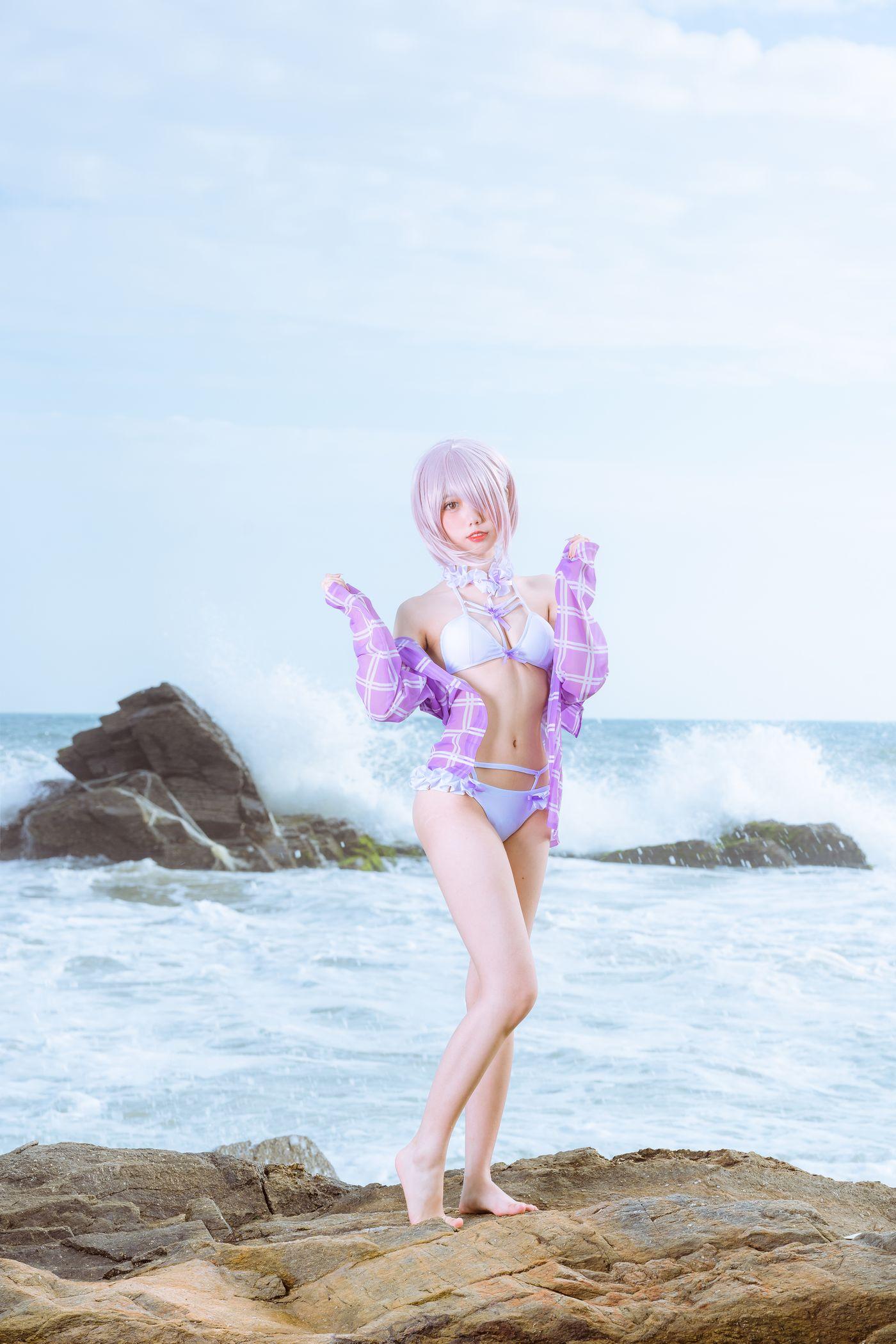 果咩酱w NO.018 海边玛修 [35P]插图3