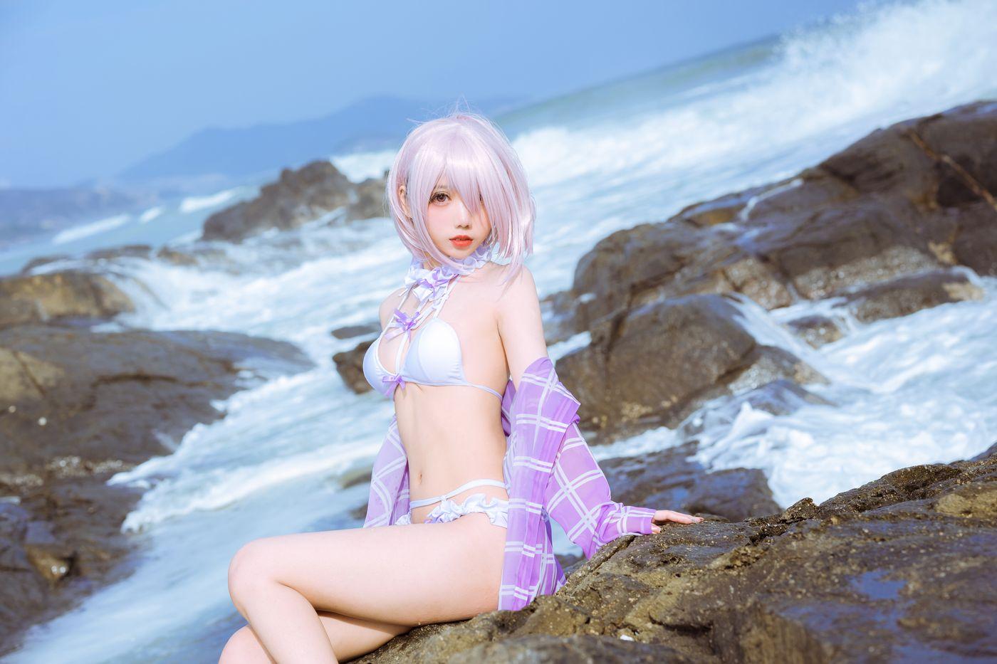 果咩酱w NO.018 海边玛修 [35P]插图9