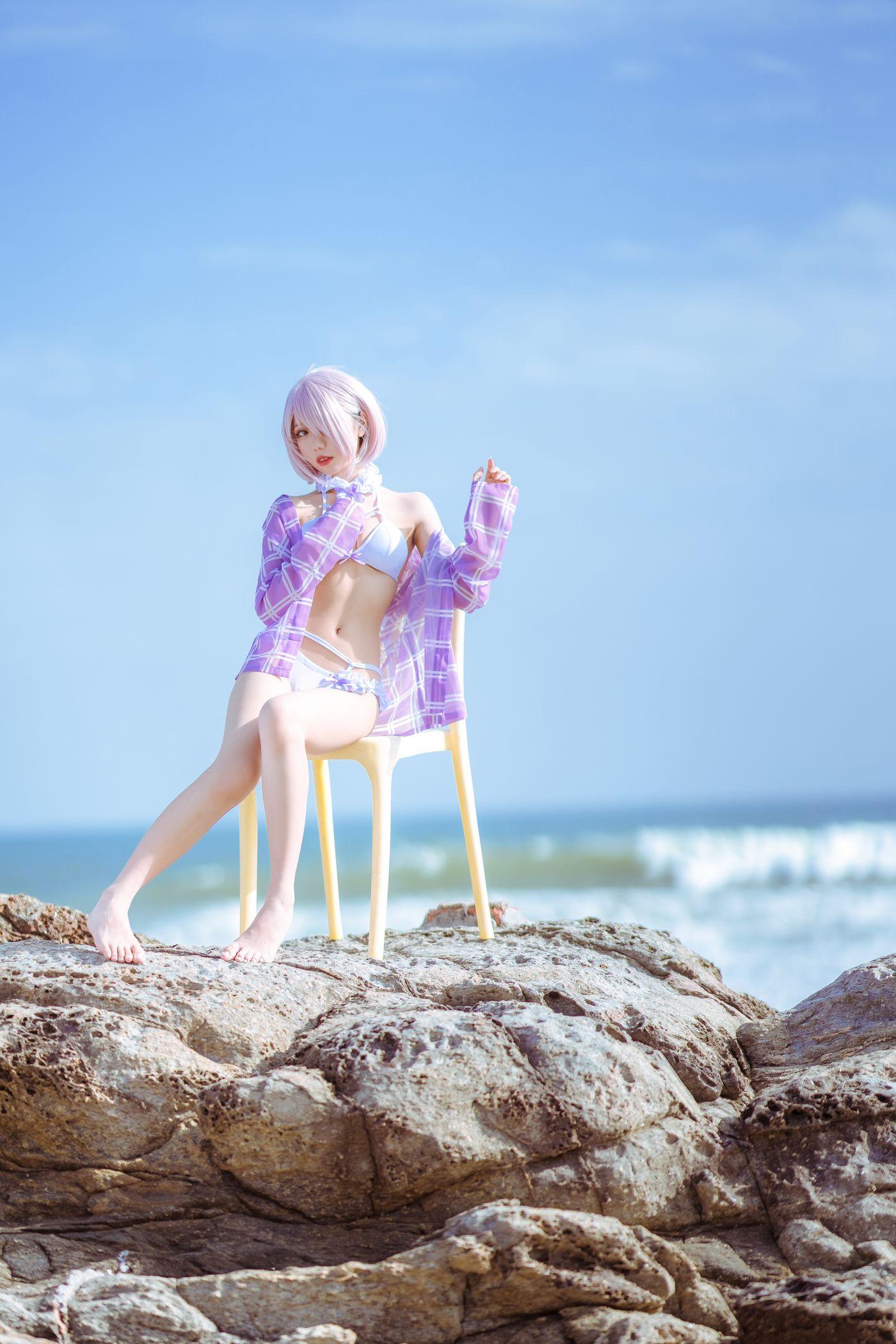 果咩酱w NO.018 海边玛修 [35P]插图1