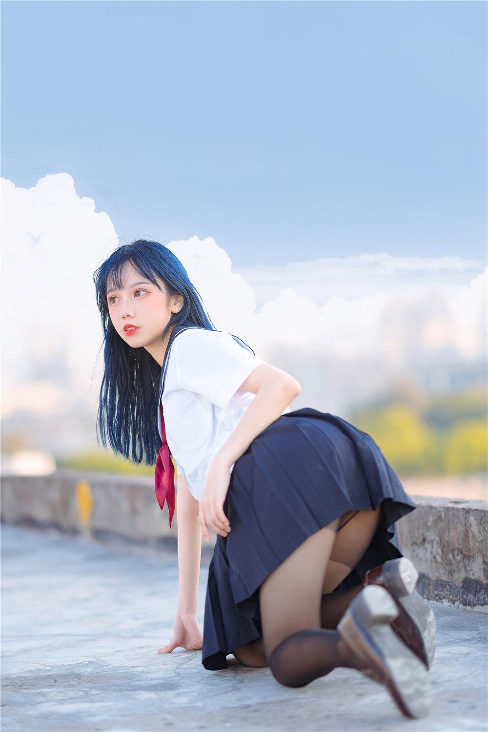 果咩酱w NO.020 JK制服[34P]插图2