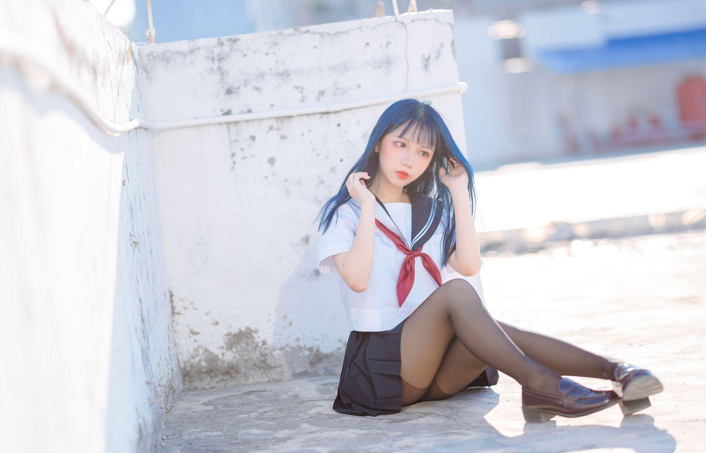 果咩酱w NO.020 JK制服[34P]插图7