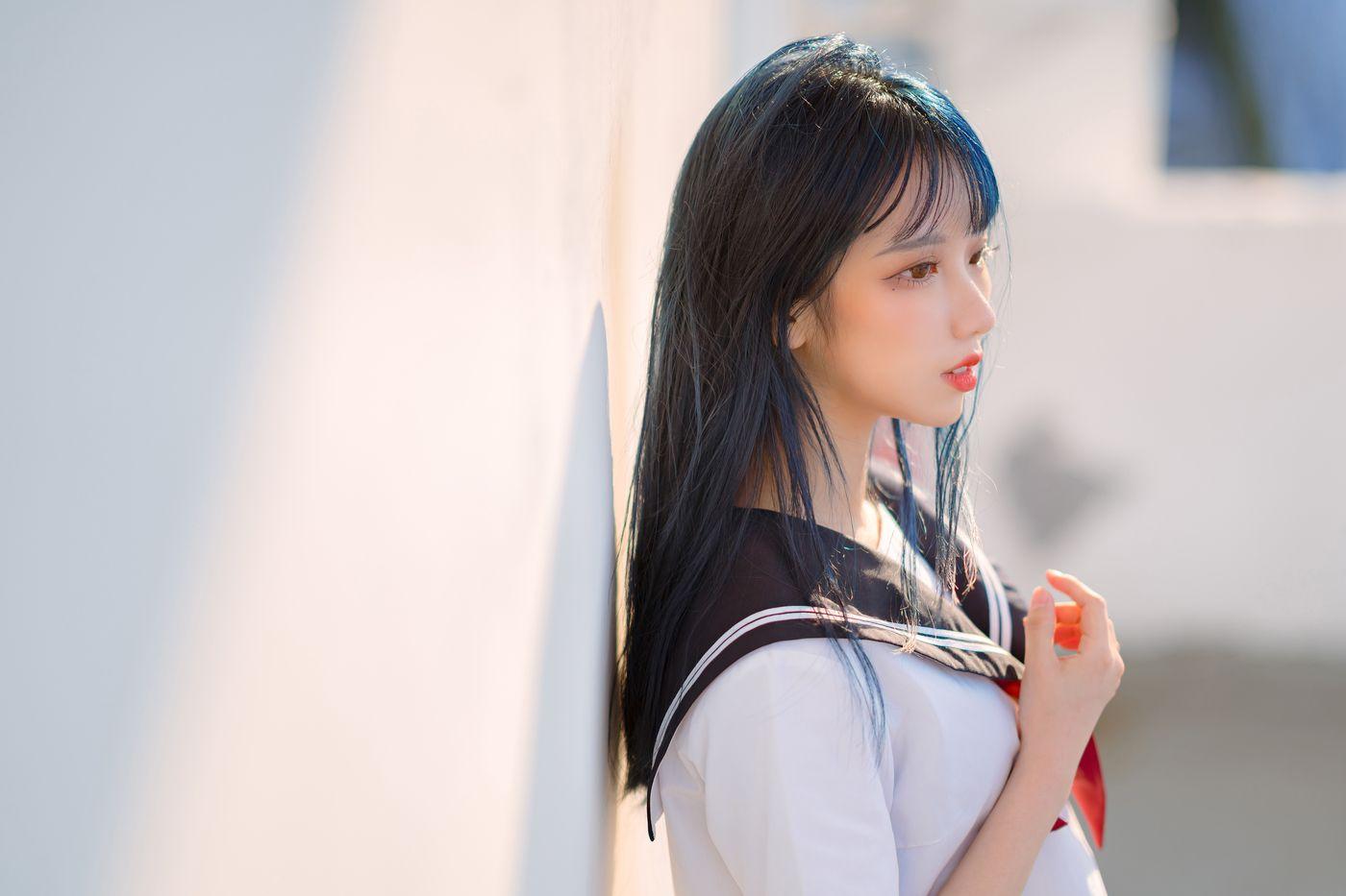 果咩酱w NO.020 JK制服[34P]插图1