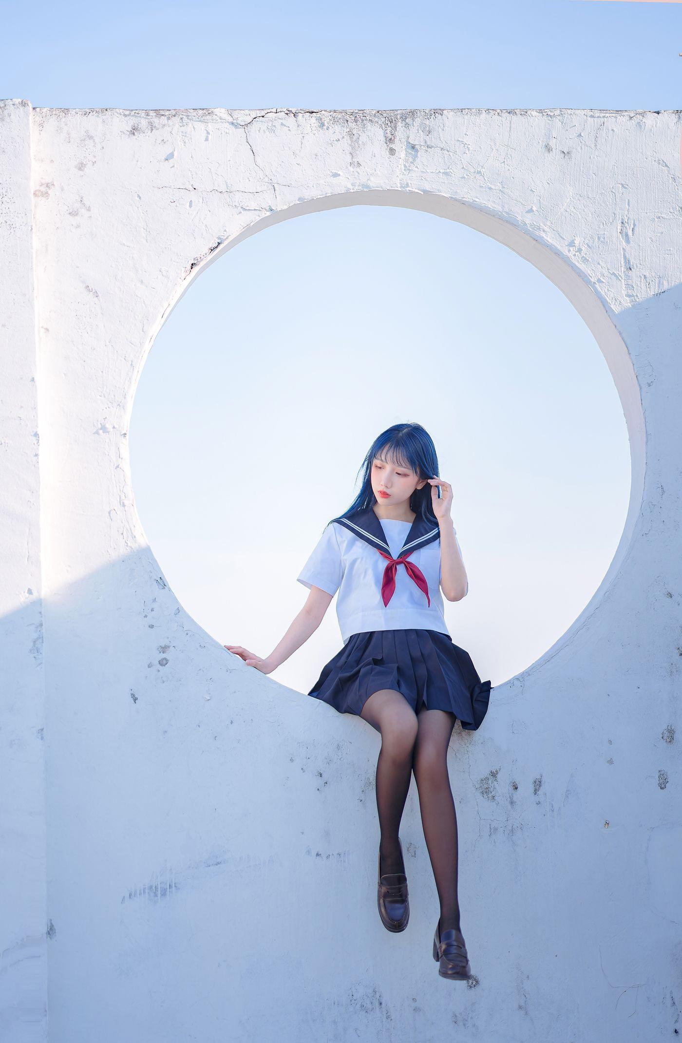果咩酱w NO.020 JK制服[34P]插图1