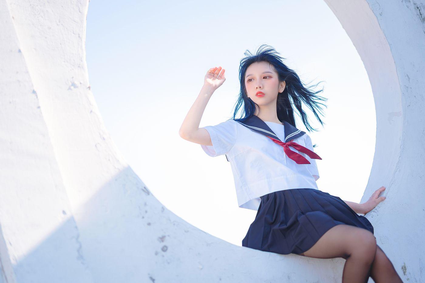 果咩酱w NO.020 JK制服[34P]插图2