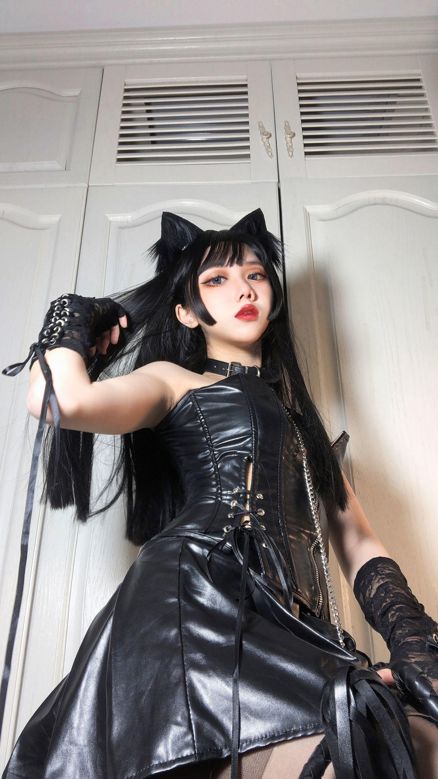 果咩酱w NO.021 黑猫[20P]插图7