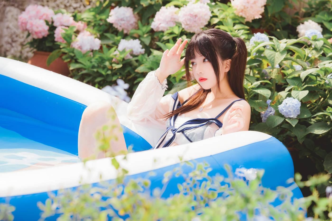 桜桃喵 – NO.87 无尽夏 [58P]插图7