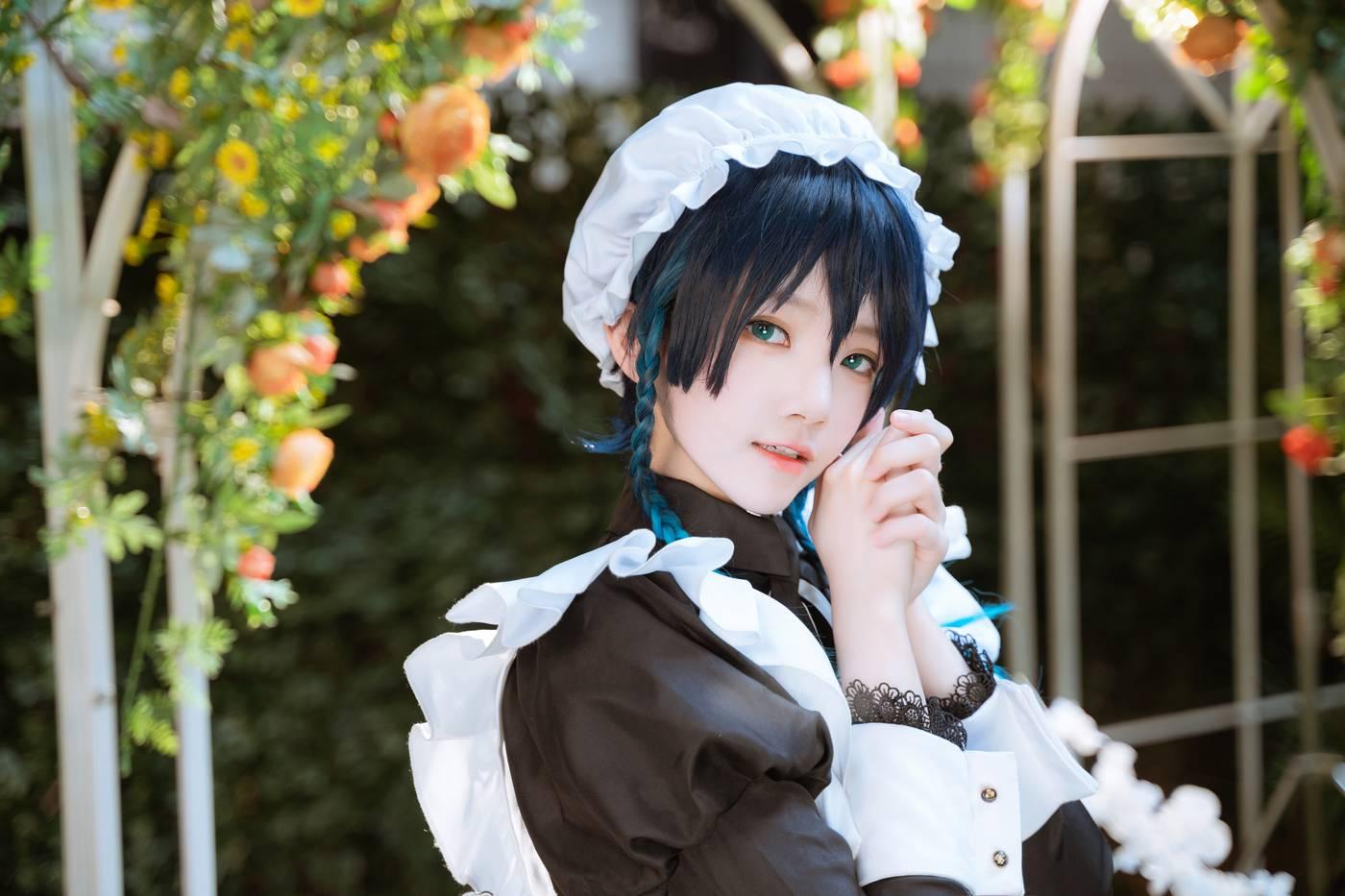 桜桃喵 – NO.140 温迪女仆花絮 [26P]插图6