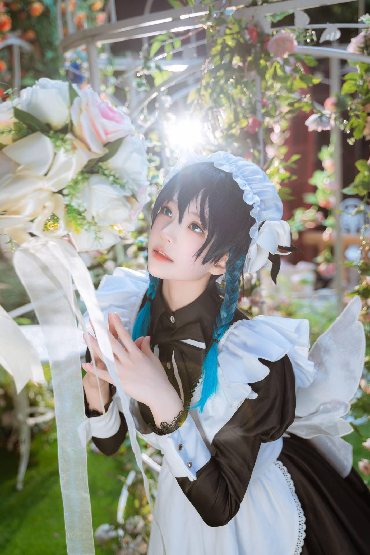 桜桃喵 – NO.140 温迪女仆花絮 [26P]插图4
