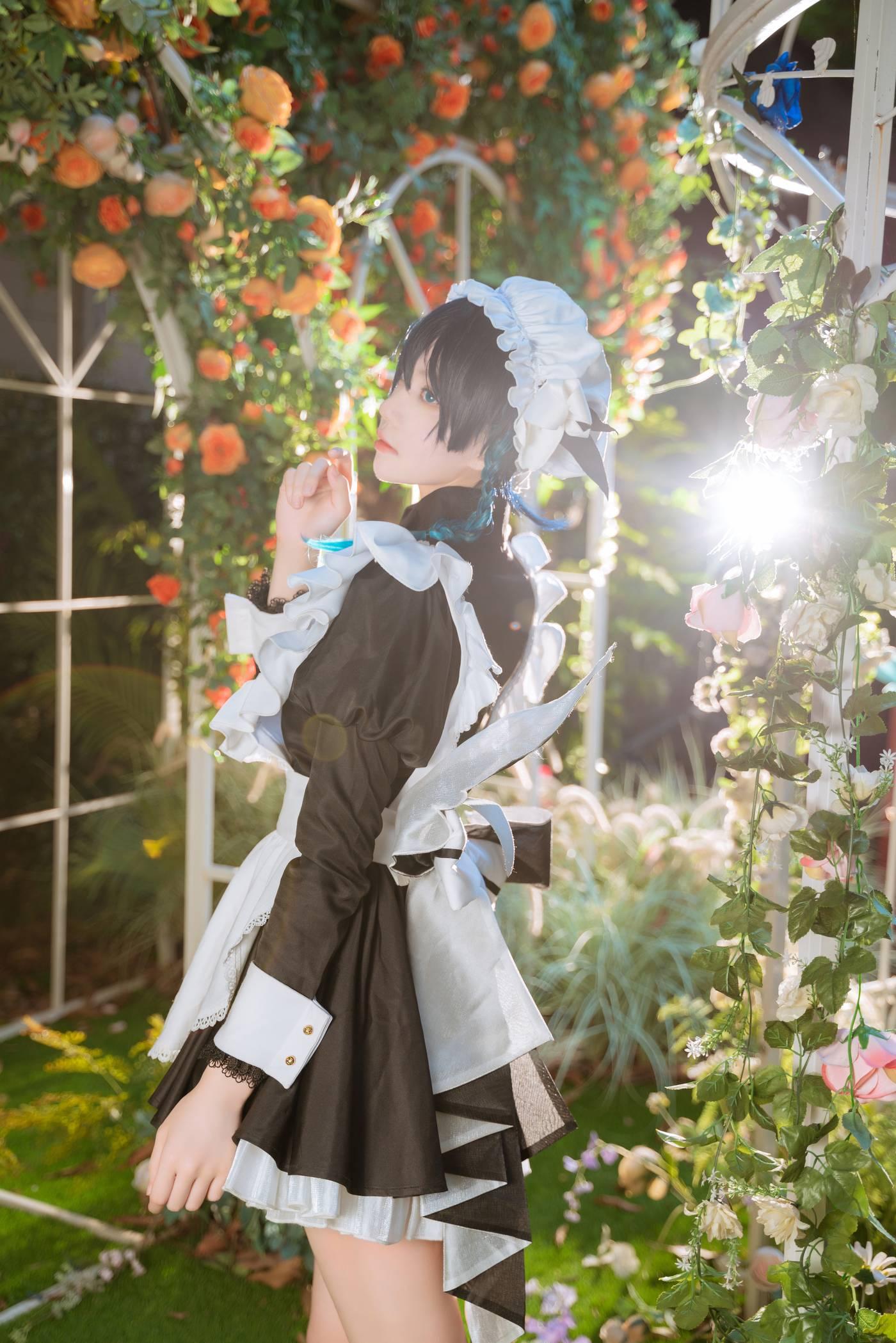 桜桃喵 – NO.140 温迪女仆花絮 [26P]插图4
