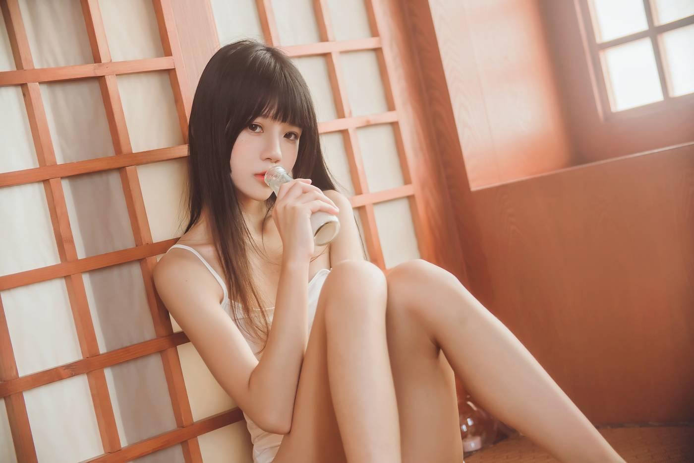 桜桃喵 – NO.50 未熟1 小背心换水手服 [144P]插图6