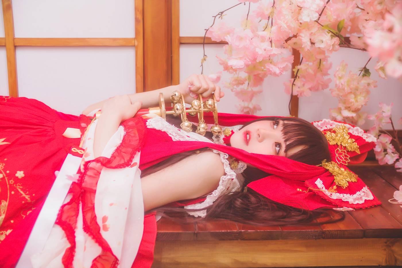 桜桃喵 – NO.61 灵梦 [45P]插图5