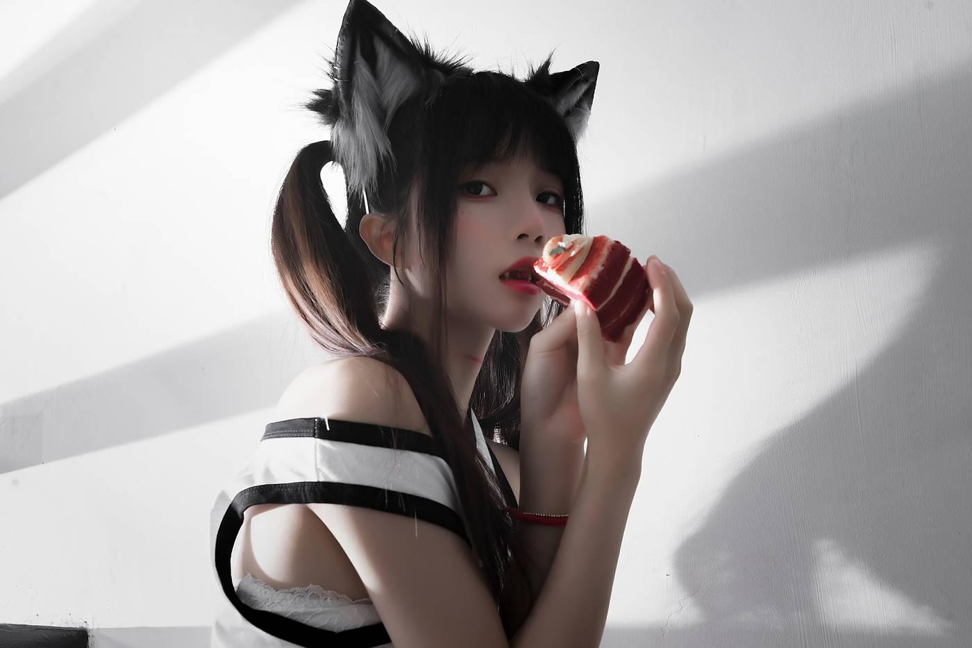 桜桃喵 – NO.124 狼崽崽 [60P]插图2