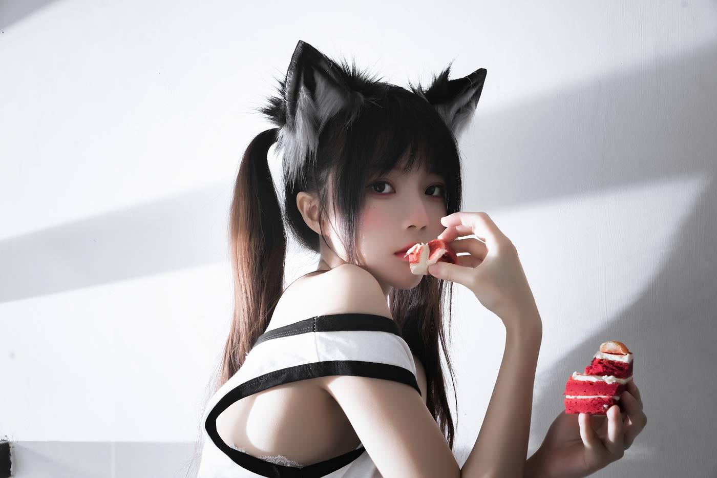 桜桃喵 – NO.124 狼崽崽 [60P]插图4