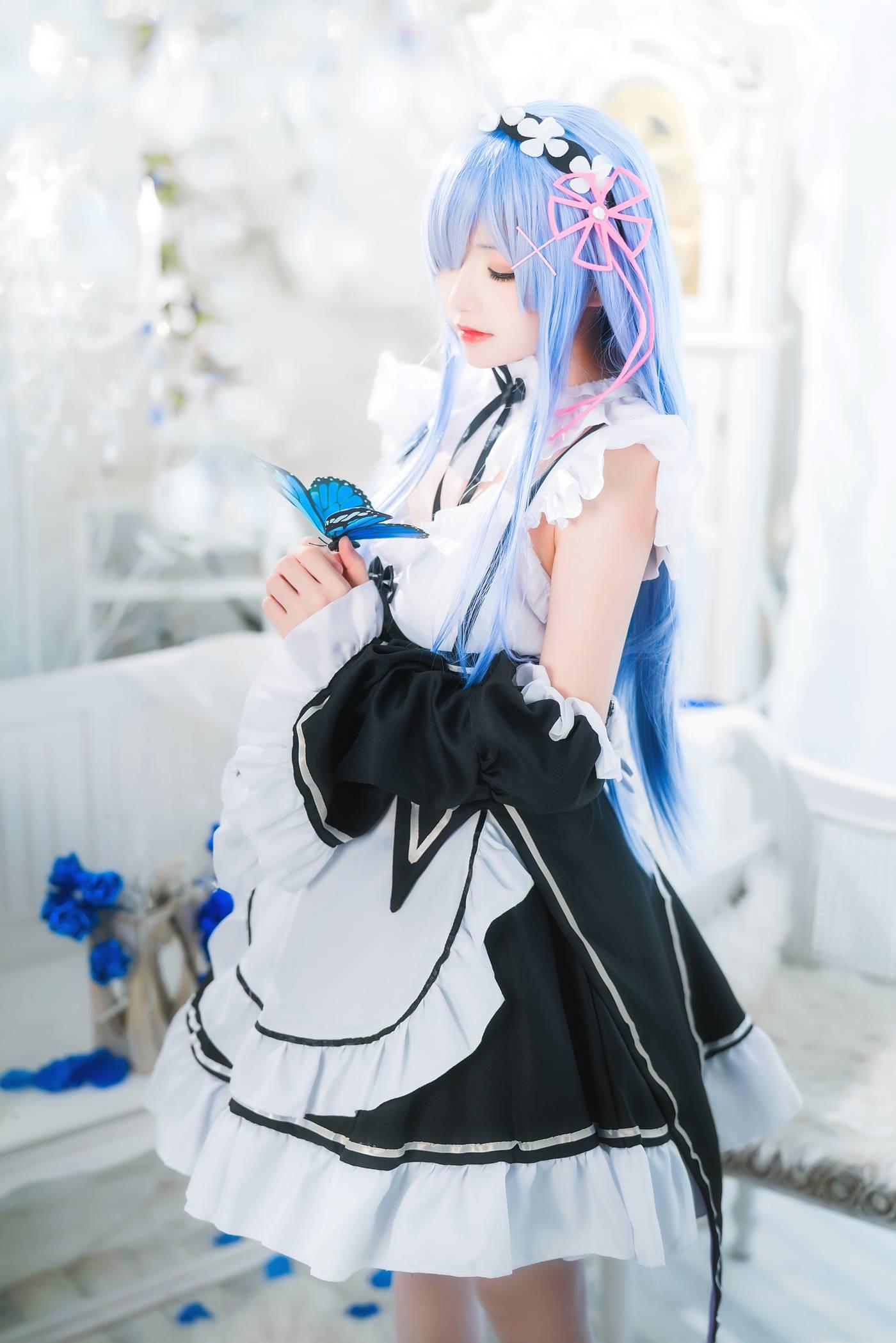 桜桃喵 – NO.130 长发蕾姆01 [45P]插图5
