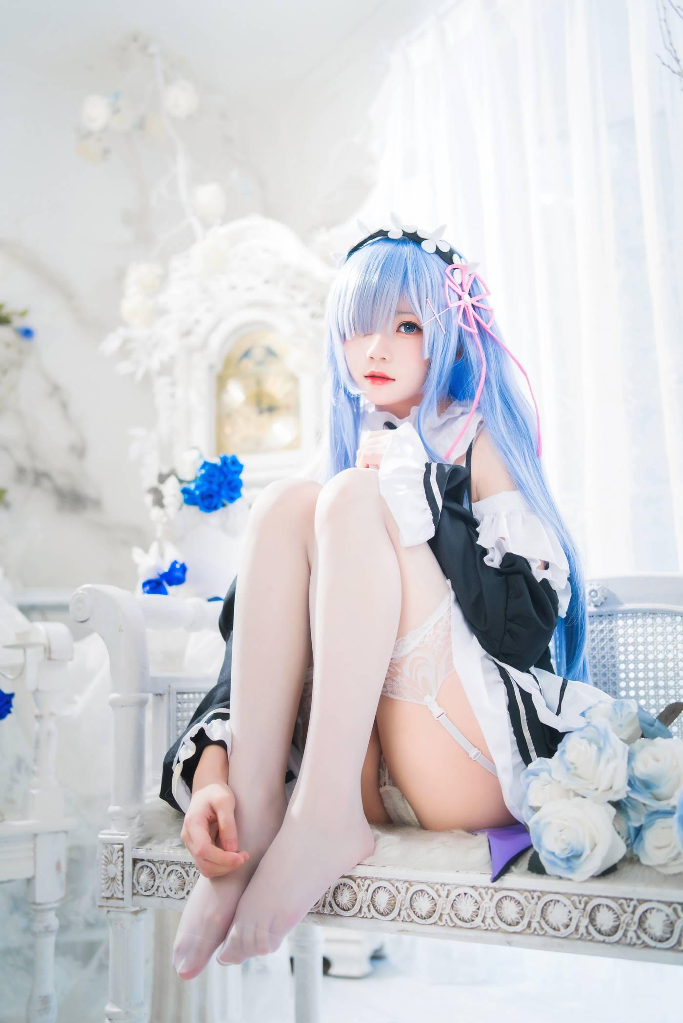 桜桃喵 – NO.130 长发蕾姆01 [45P]插图2