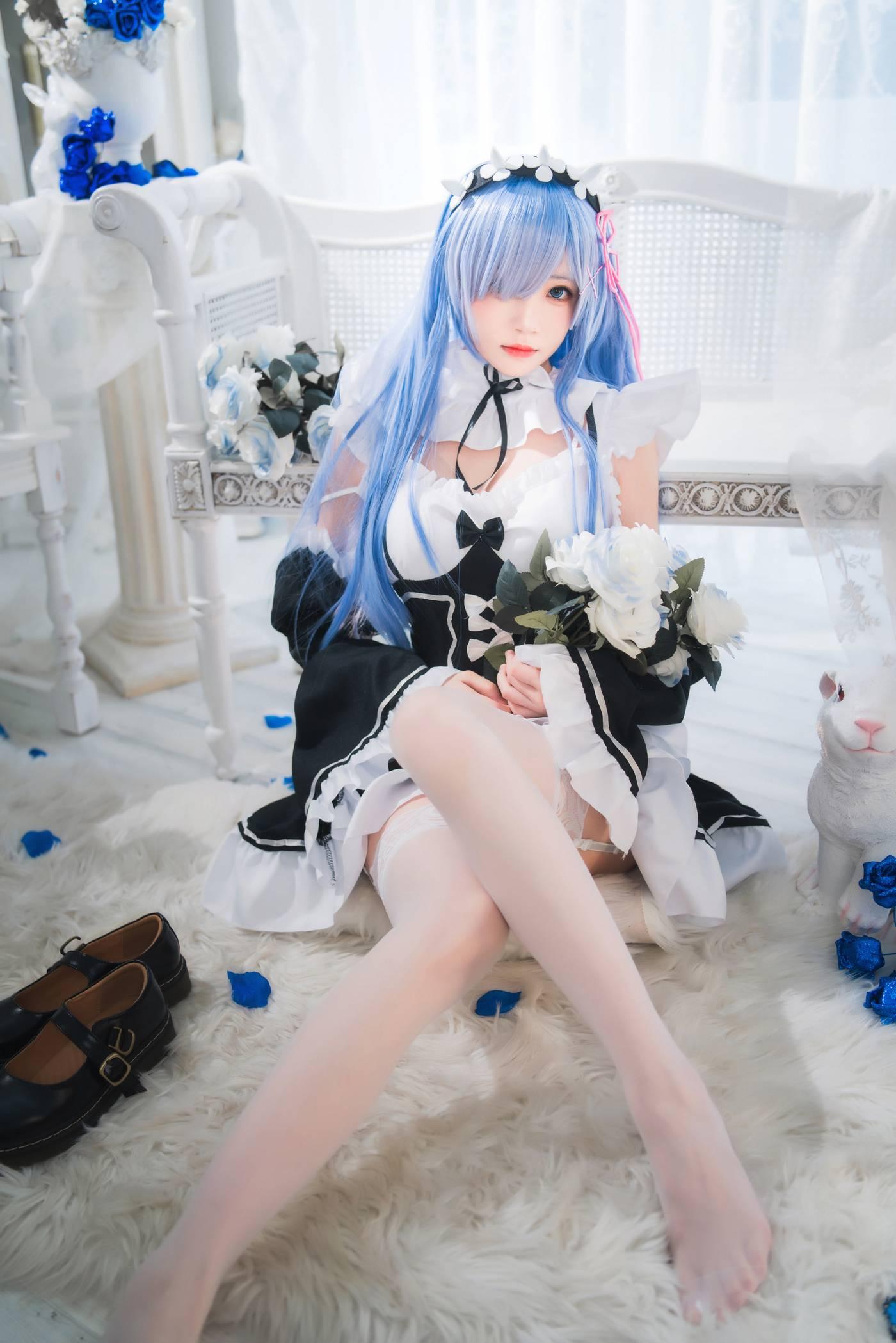 桜桃喵 – NO.130 长发蕾姆01 [45P]插图7