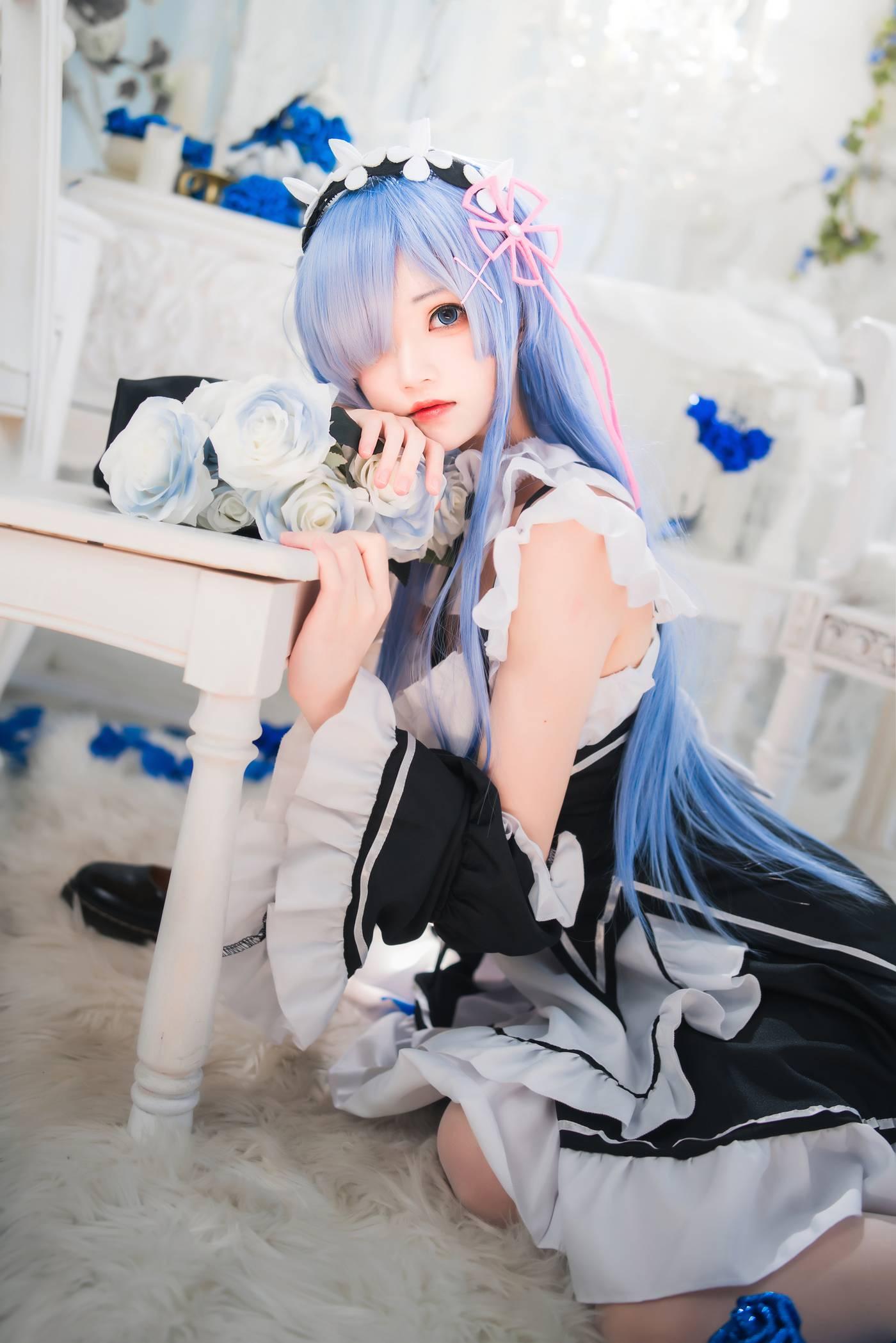 桜桃喵 – NO.130 长发蕾姆01 [45P]插图4