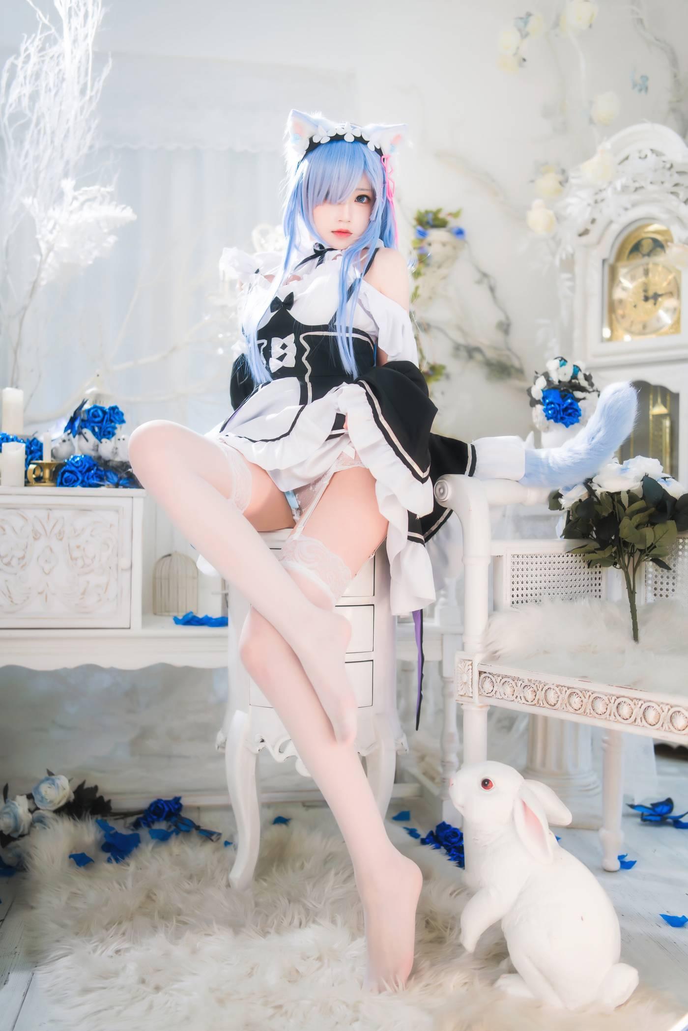 桜桃喵 – NO.130 长发蕾姆01 [45P]插图7