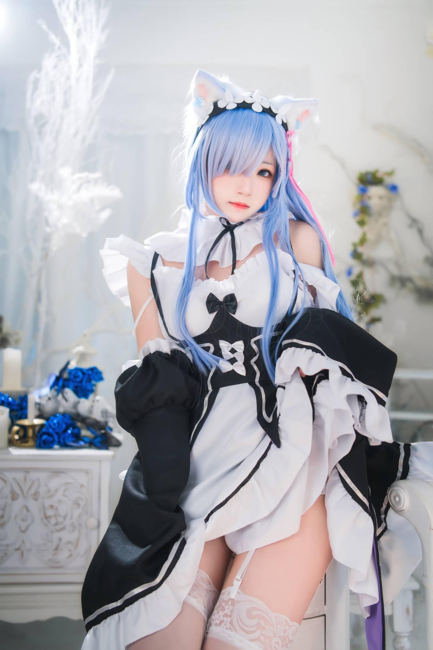 桜桃喵 – NO.130 长发蕾姆01 [45P]插图9