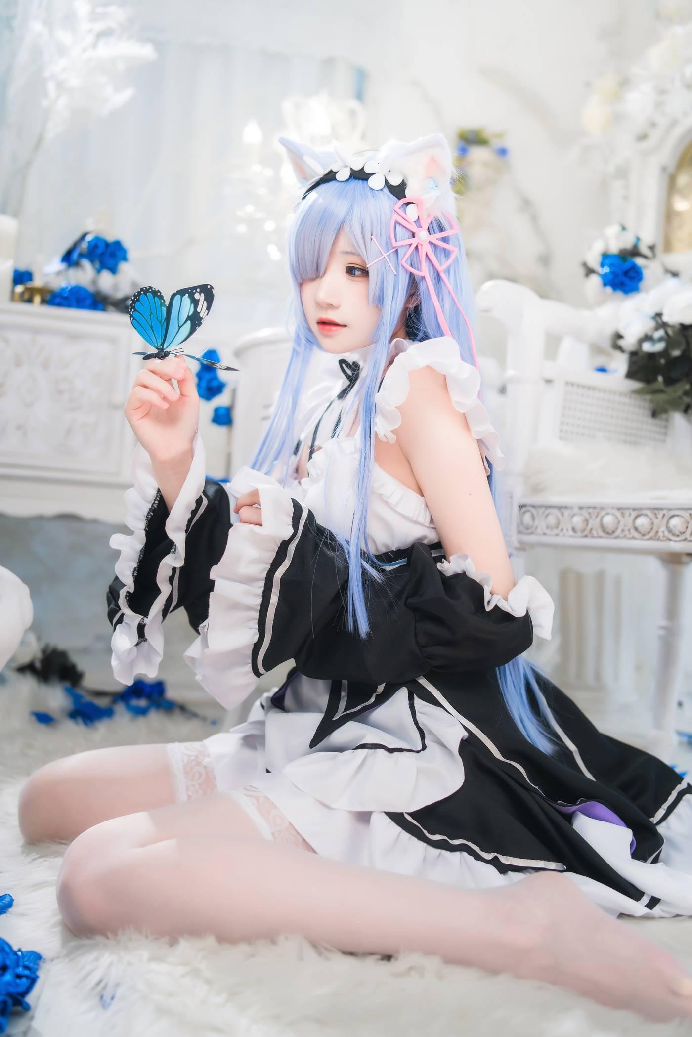 桜桃喵 – NO.130 长发蕾姆01 [45P]插图2