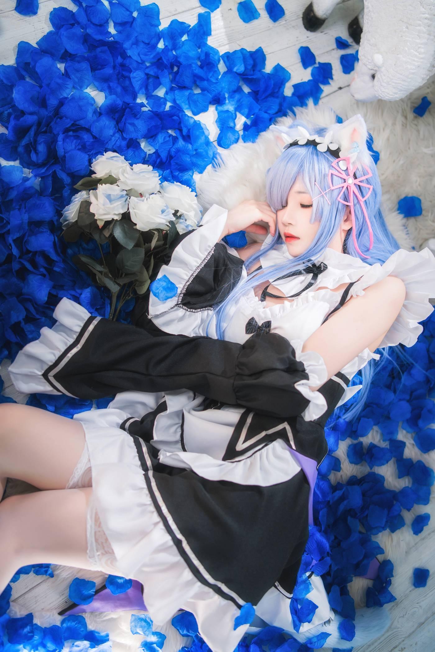 桜桃喵 – NO.130 长发蕾姆01 [45P]插图