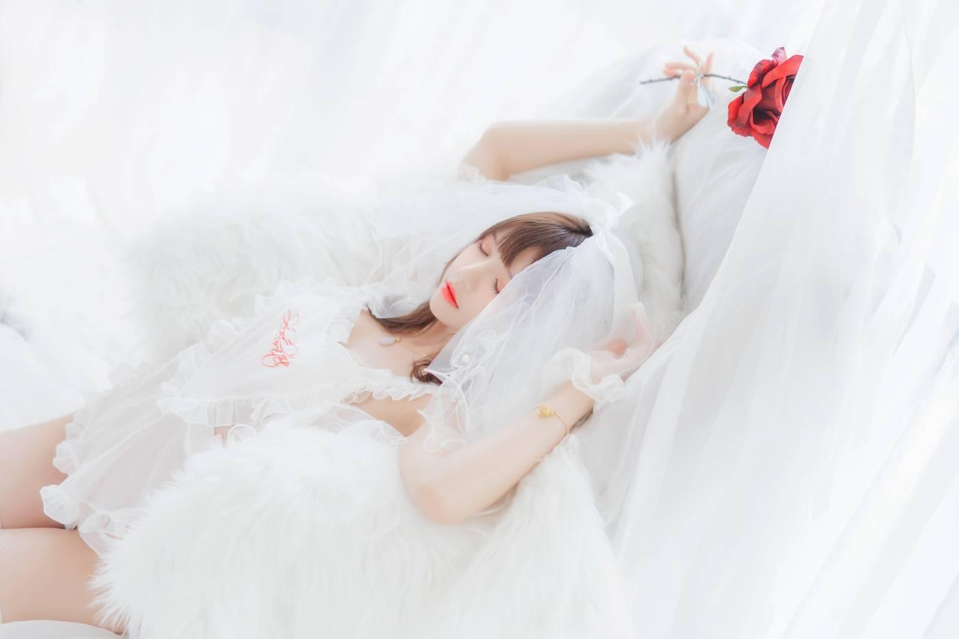 桜桃喵 – NO.82 轻纱 下 [34P]插图5